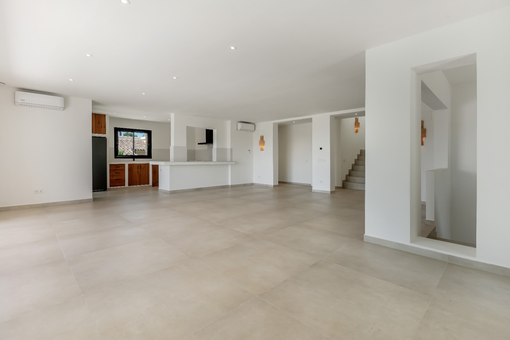 12680NS - Luxury Ibiza-Style Villa for Sale in Moraira with Panoramic Sea Views