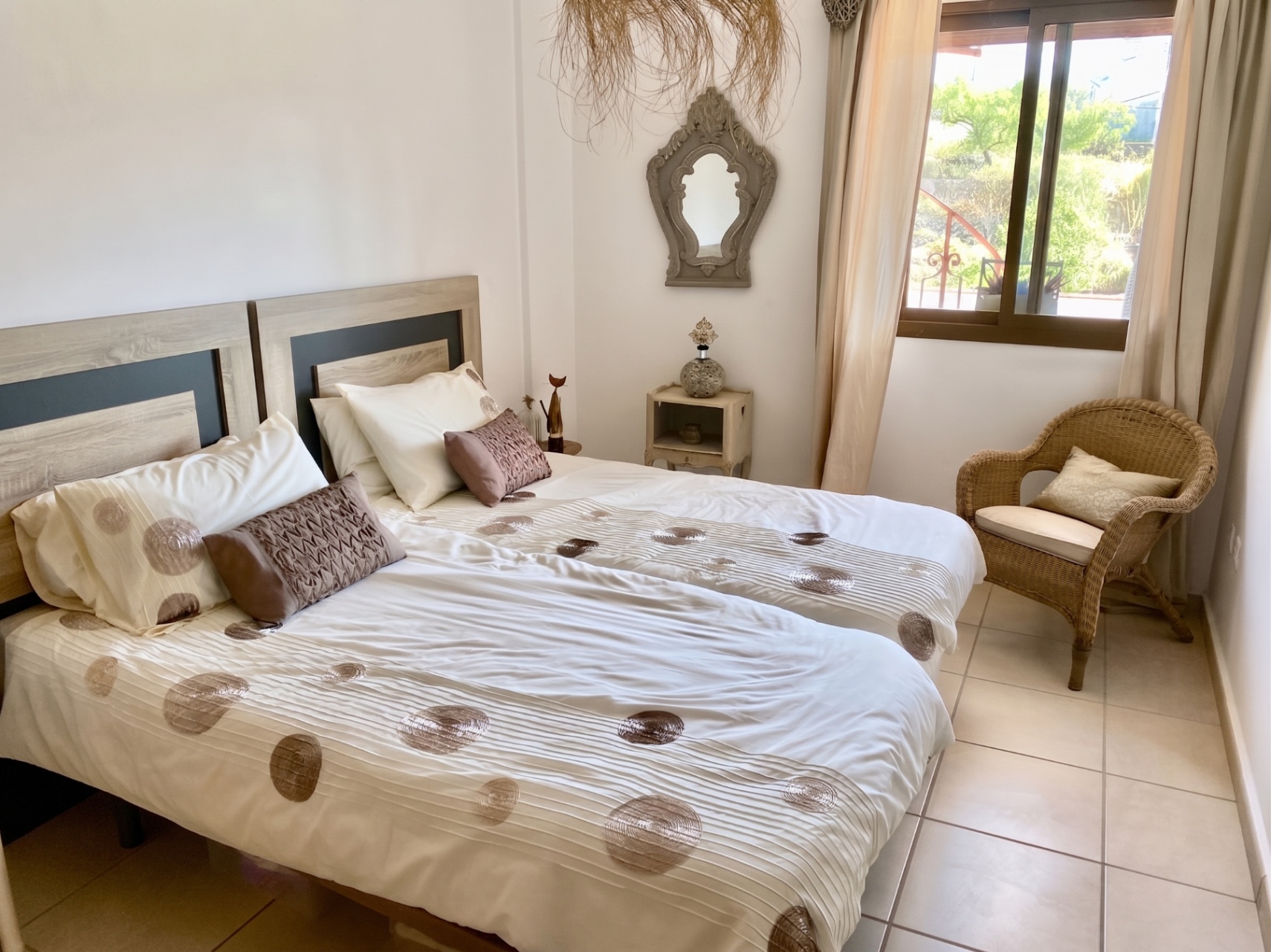 12733DA - Licht appartement met twee slaapkamers, een privé dakterras en uitzicht op de bergen in Parcent