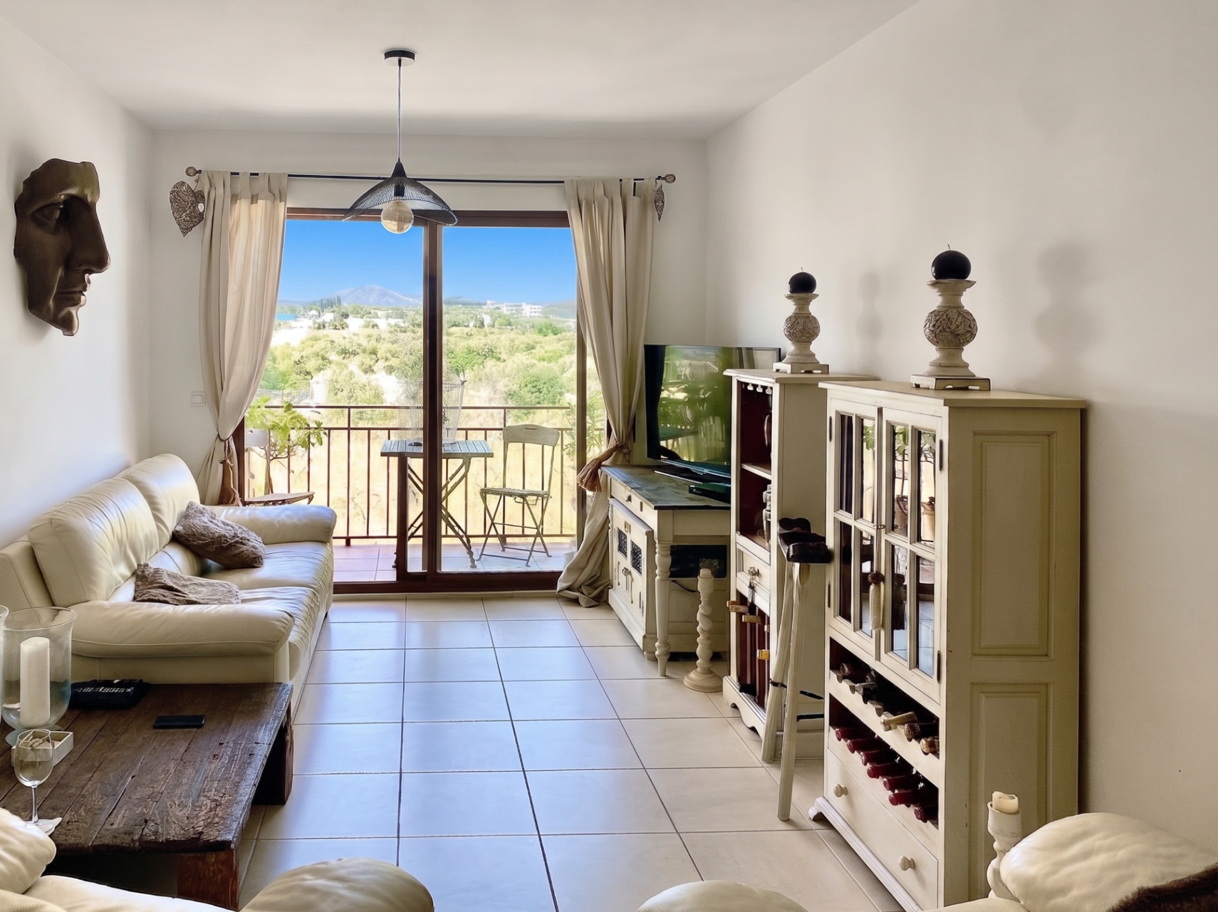 12734DR - Light apartment with two bedrooms, a private rooftop terrace, and mountain views in Parcent.