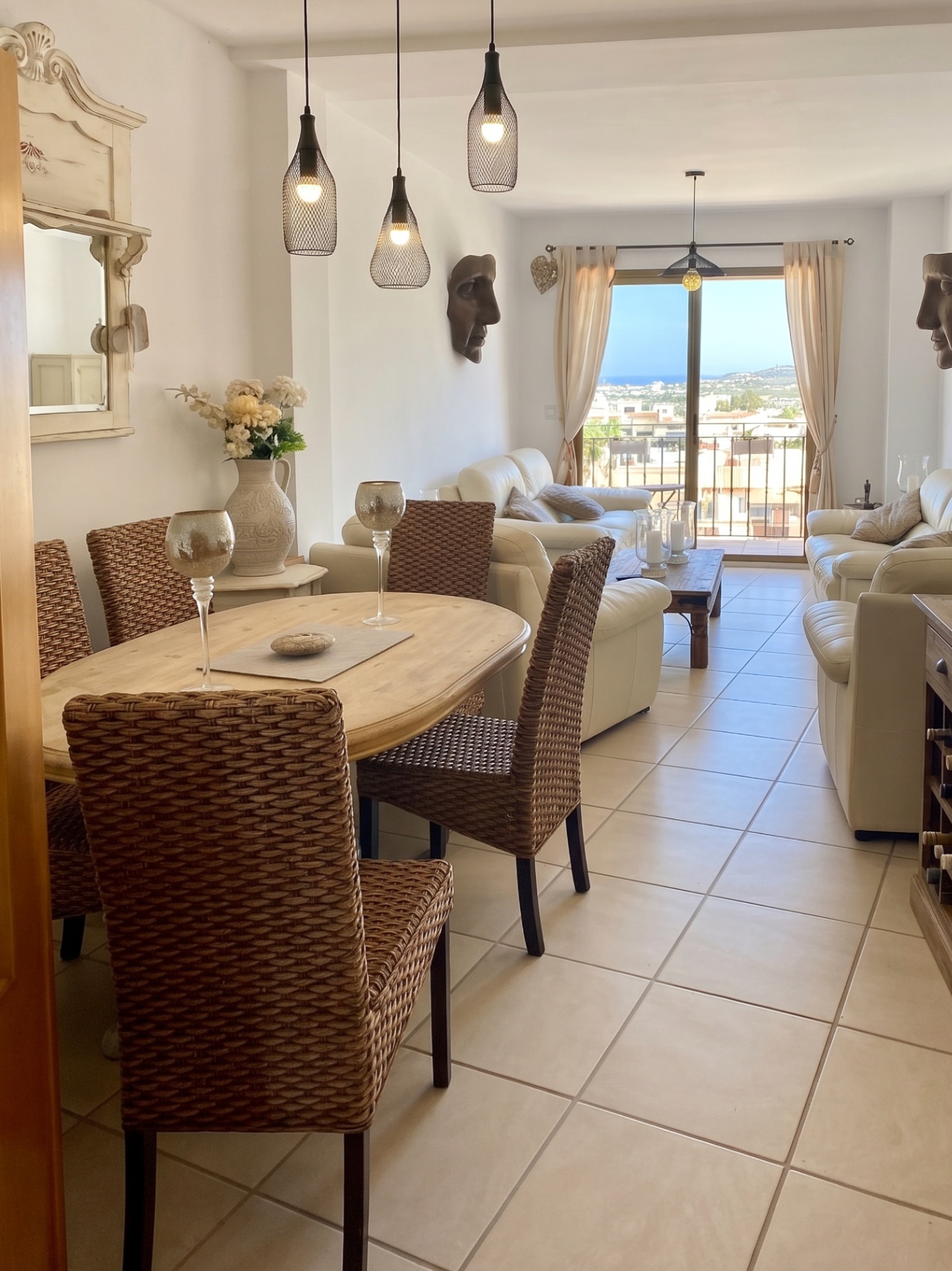 12734DR - Light apartment with two bedrooms, a private rooftop terrace, and mountain views in Parcent.