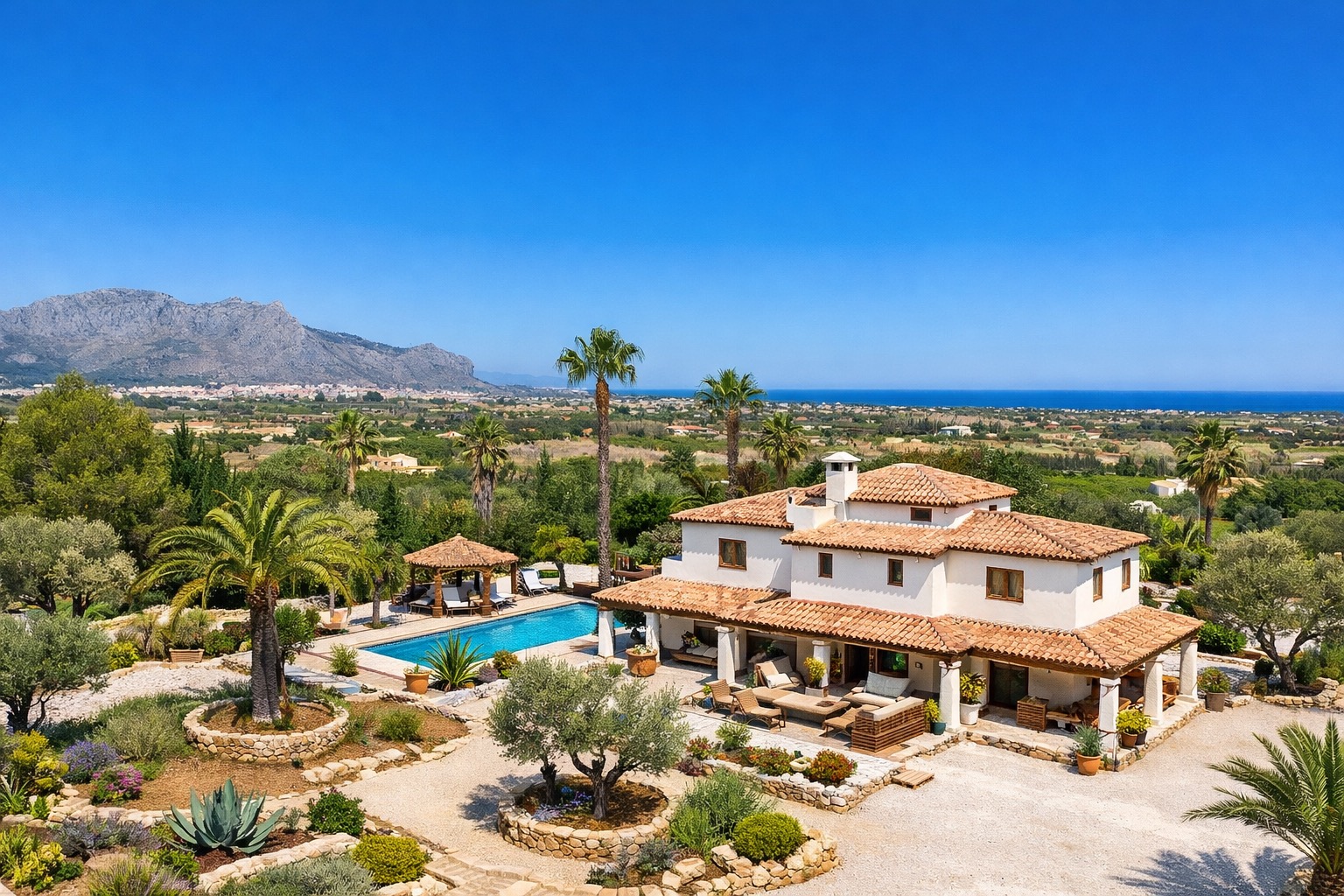 12737DA - Spacious villa with renovation concept on 10,000 m² near Pedreguer