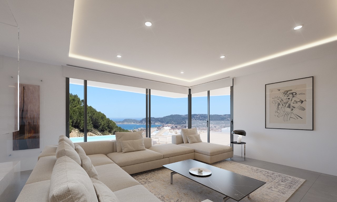 12738DR - Modern villa with panoramic views of Jávea and the Mediterranean Sea