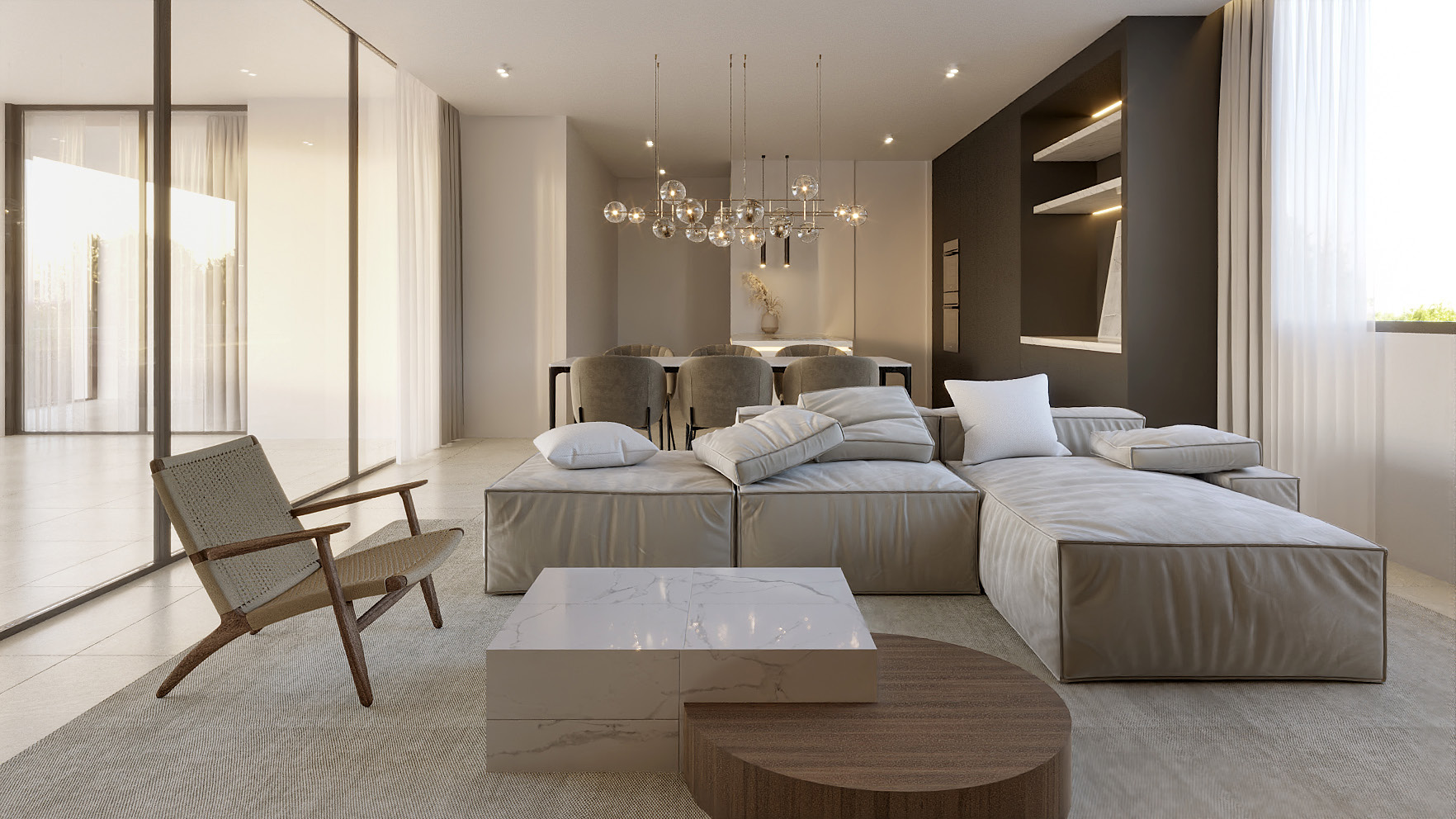 Living among light, space, and tranquility, close to Altea