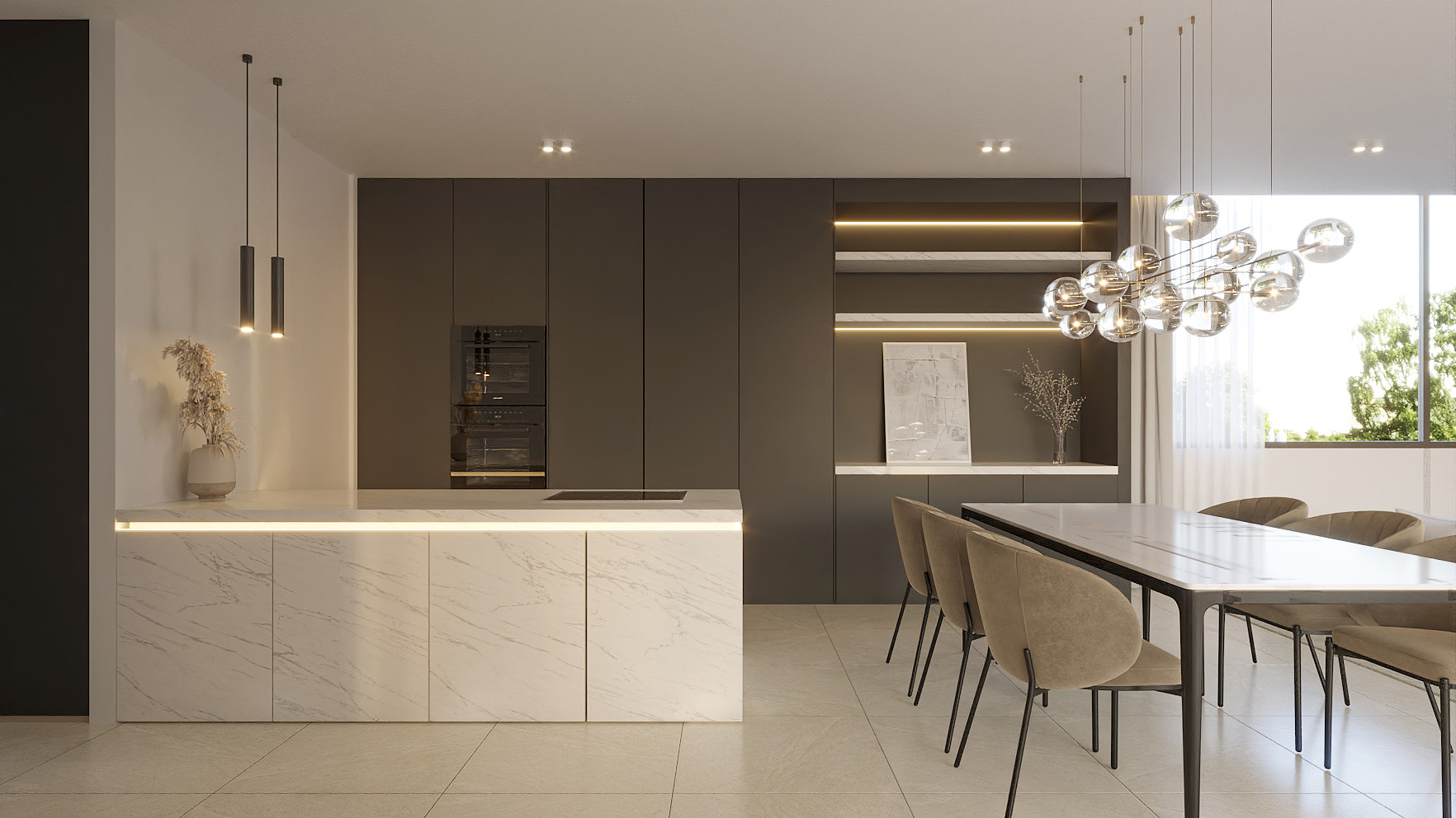 Living among light, space, and tranquility, close to Altea