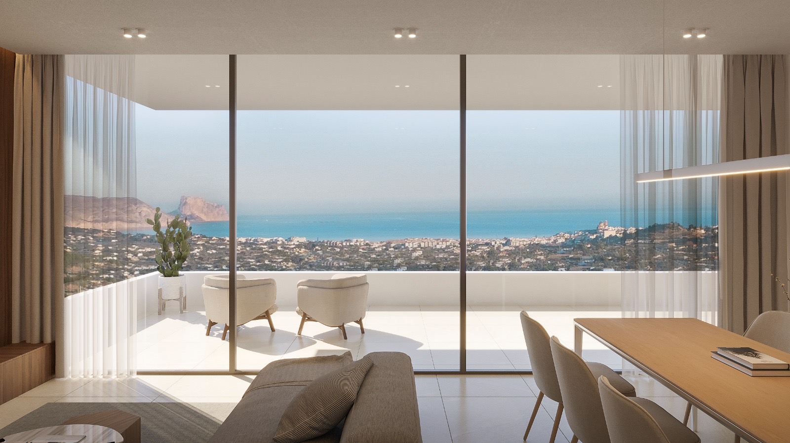 Living among light, space, and tranquility, close to Altea