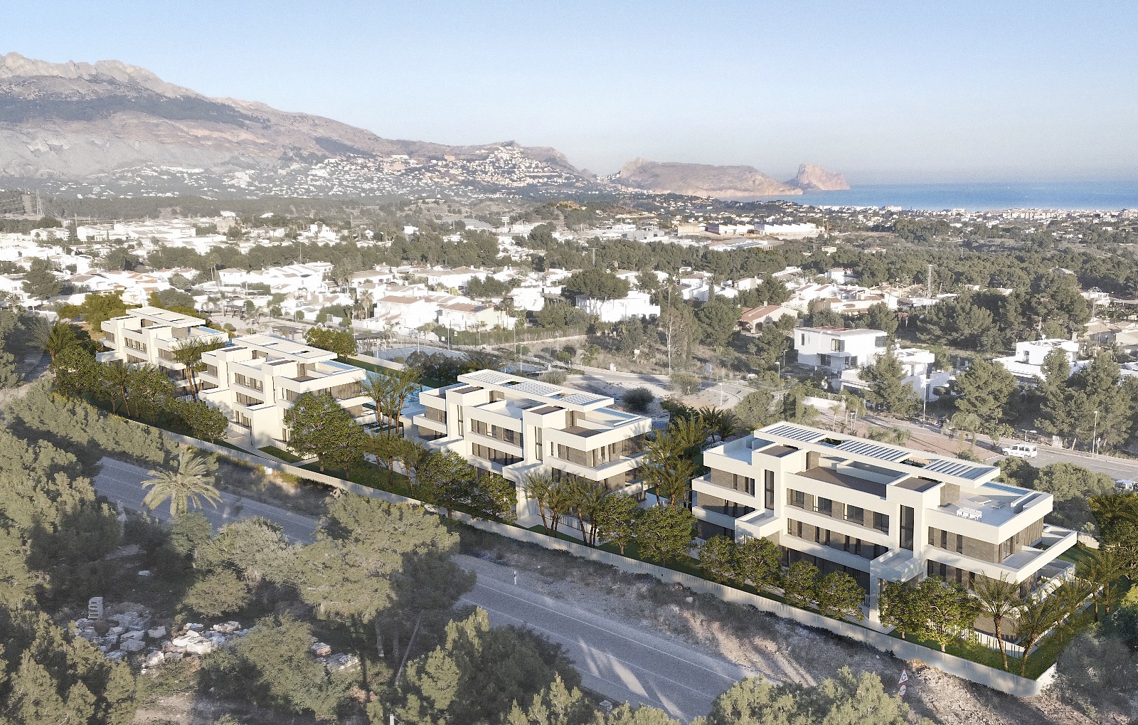 Living among light, space, and tranquility, close to Altea