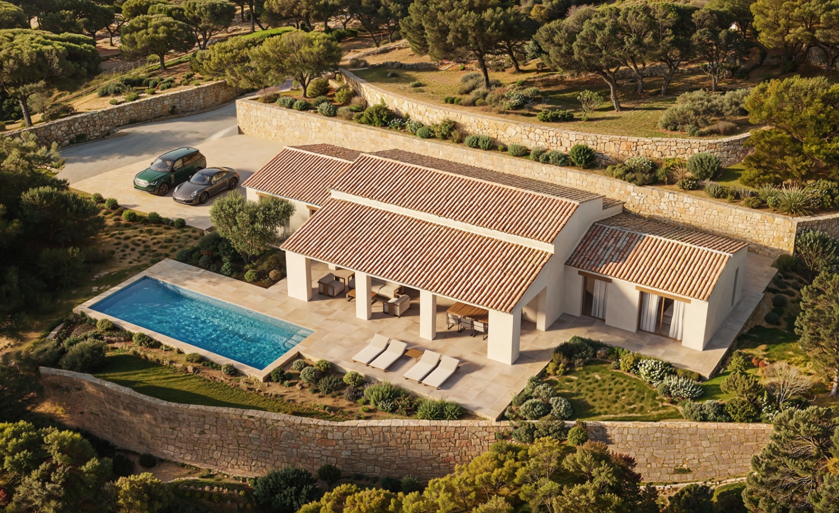 Characterful single-storey new build finca on a spacious 11,600 m² in Benissa.