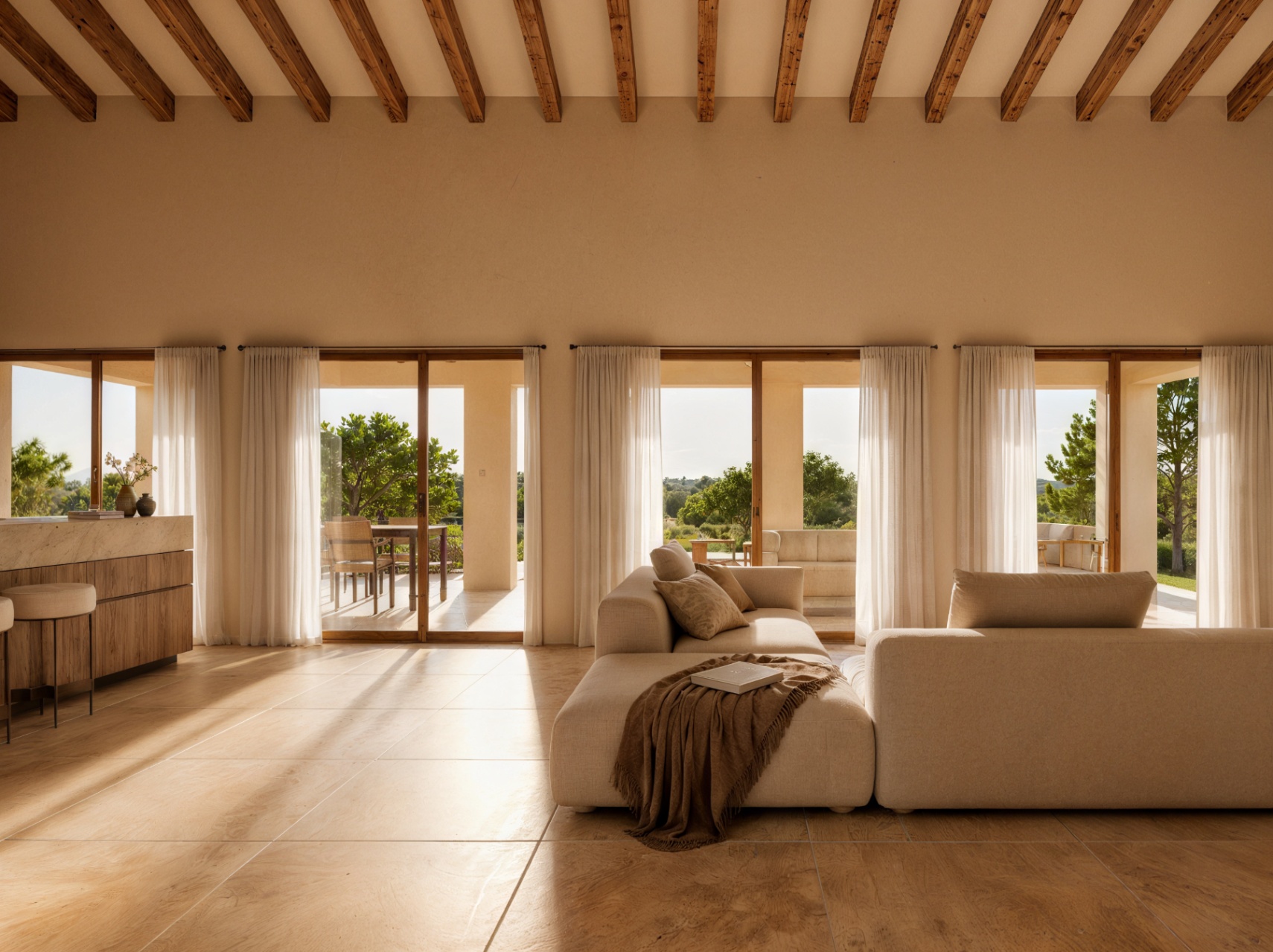 Characterful single-storey new build finca on a spacious 11,600 m² in Benissa.