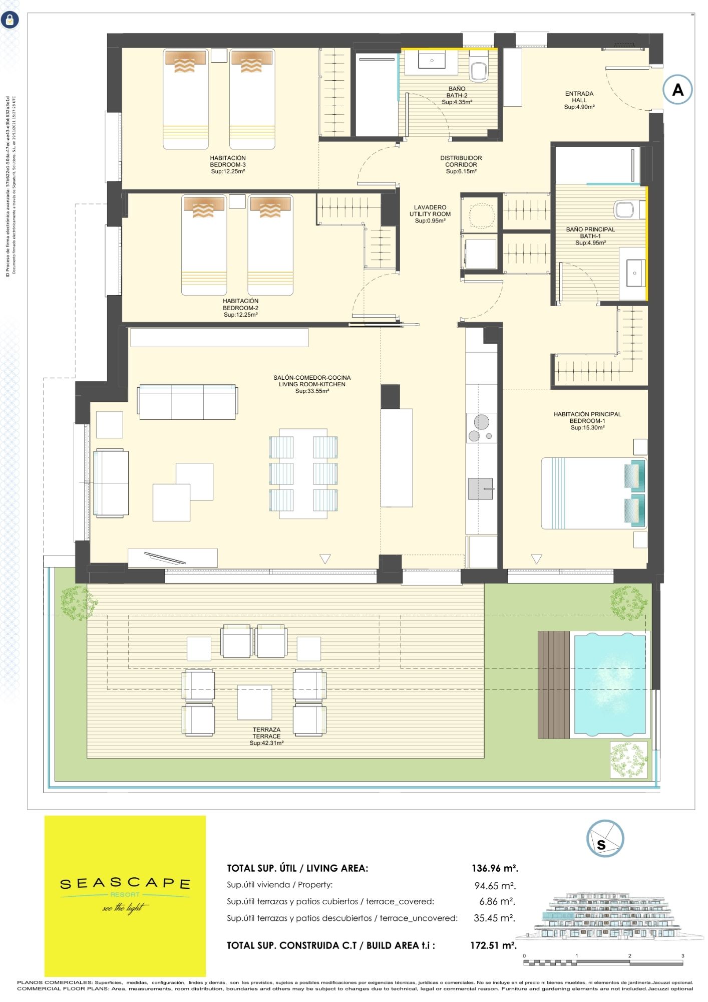 12736DR - Modern appartement in Seascape Resort, Finestrat