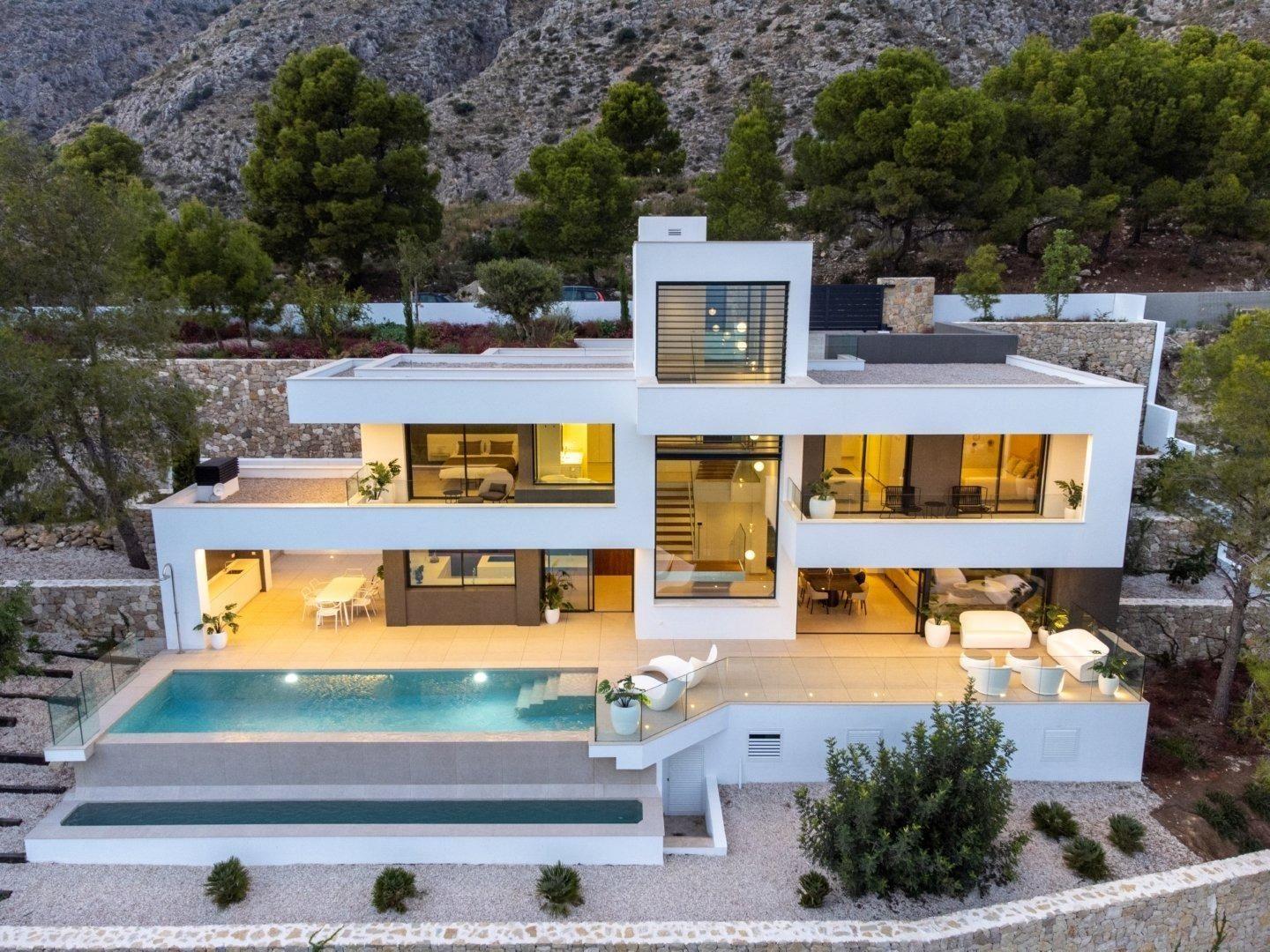 877DA - Villas de luxe avec vue sur la mer dans la Sierra de Altea
