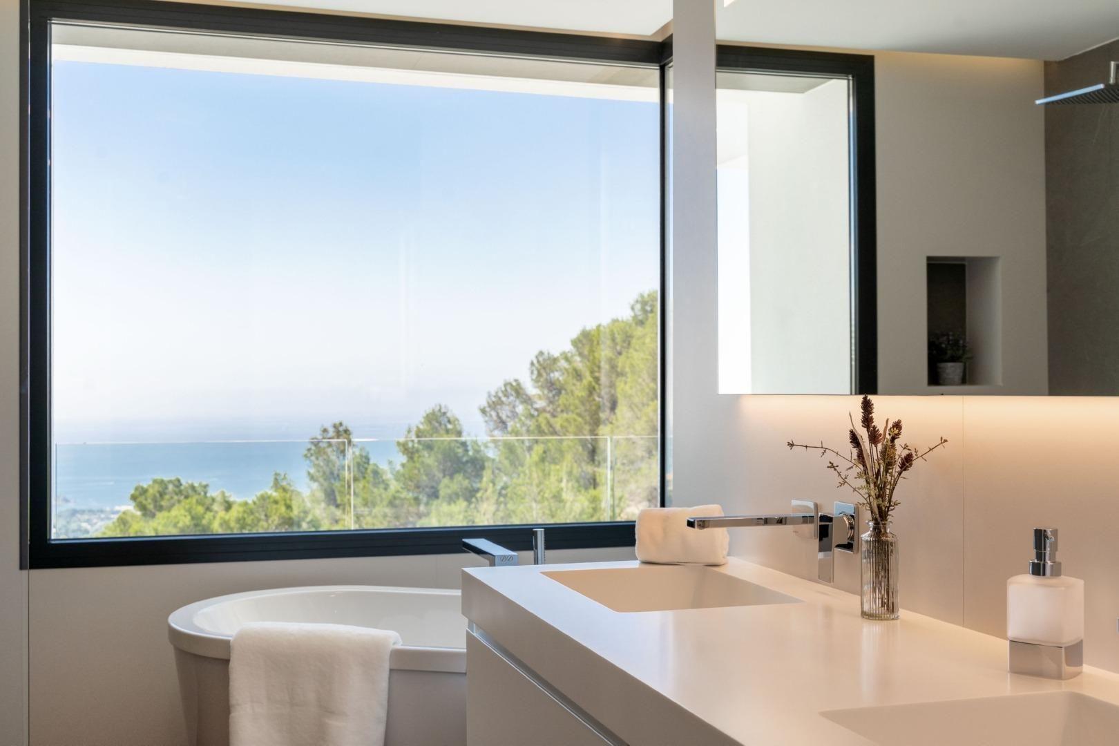 877DA - Villas de luxe avec vue sur la mer dans la Sierra de Altea