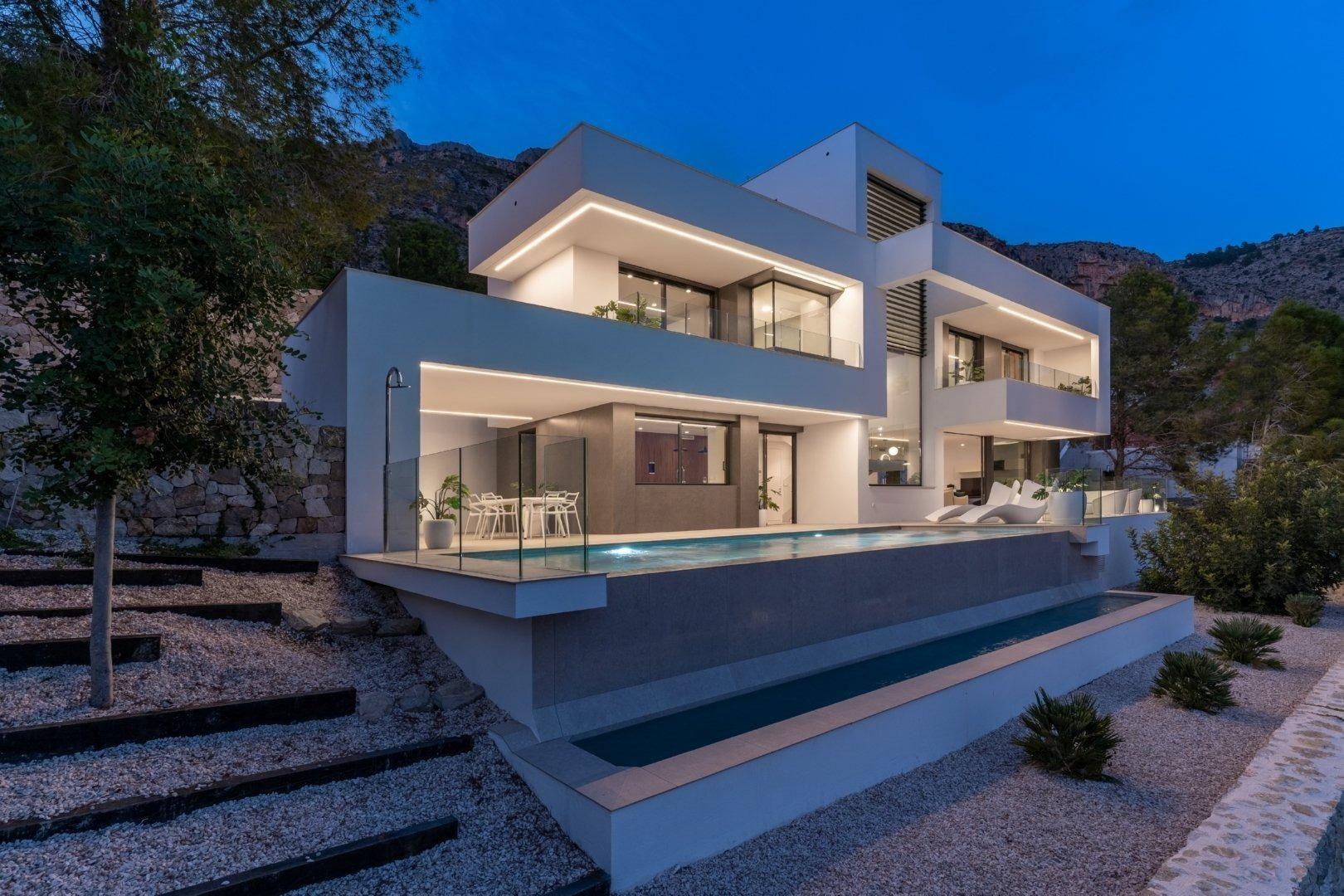 877DA - Villas de luxe avec vue sur la mer dans la Sierra de Altea