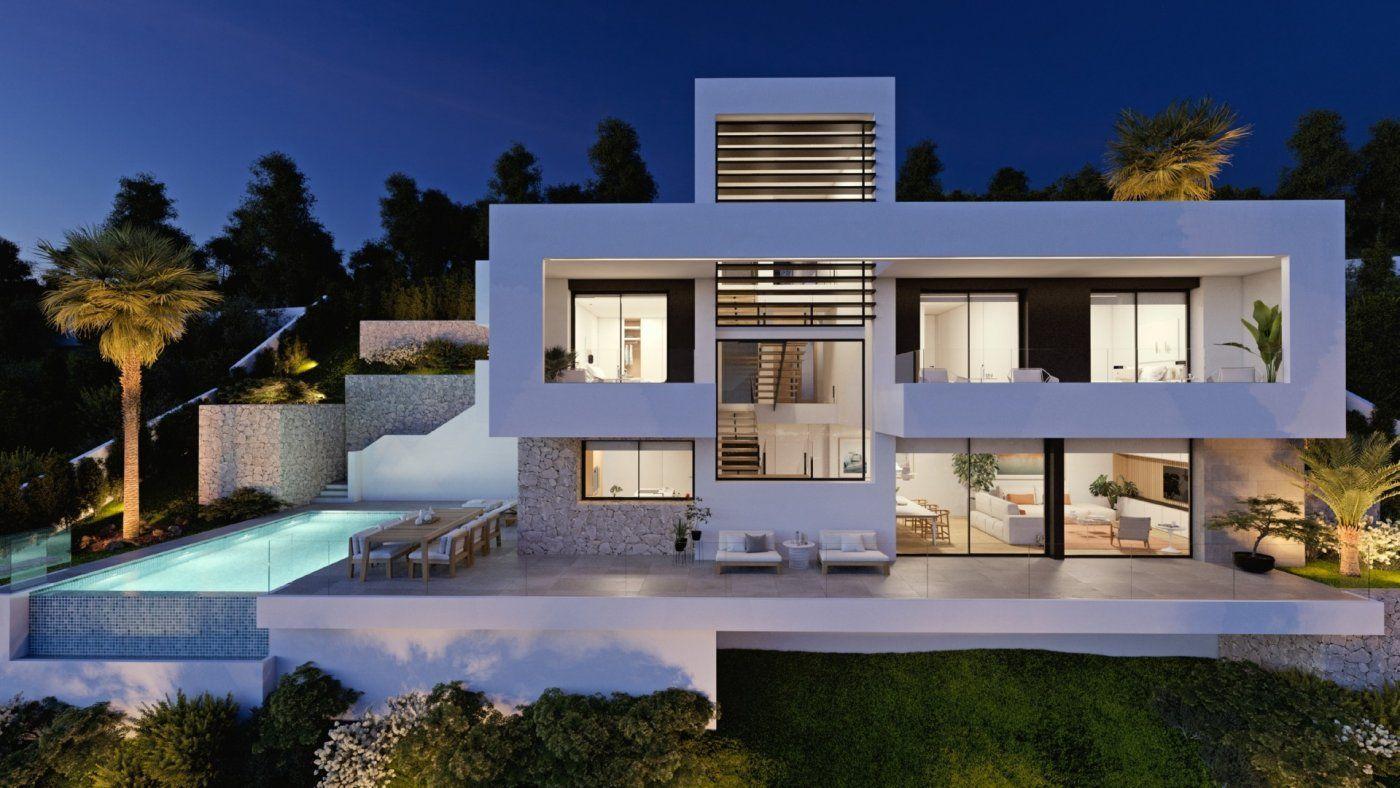 878DA - Villas de luxe avec vue sur la mer et la montagne à Altea la Vieja
