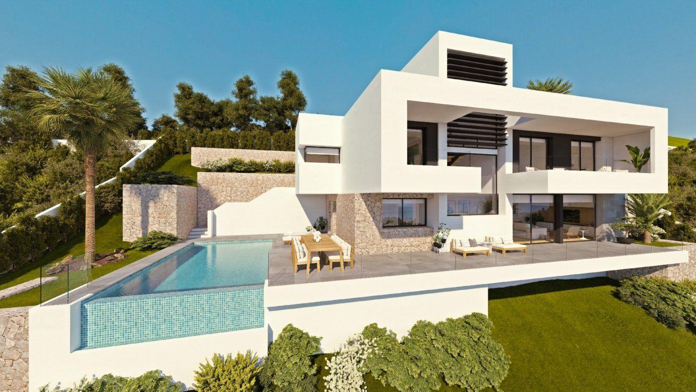 878DA - Villas de luxe avec vue sur la mer et la montagne à Altea la Vieja