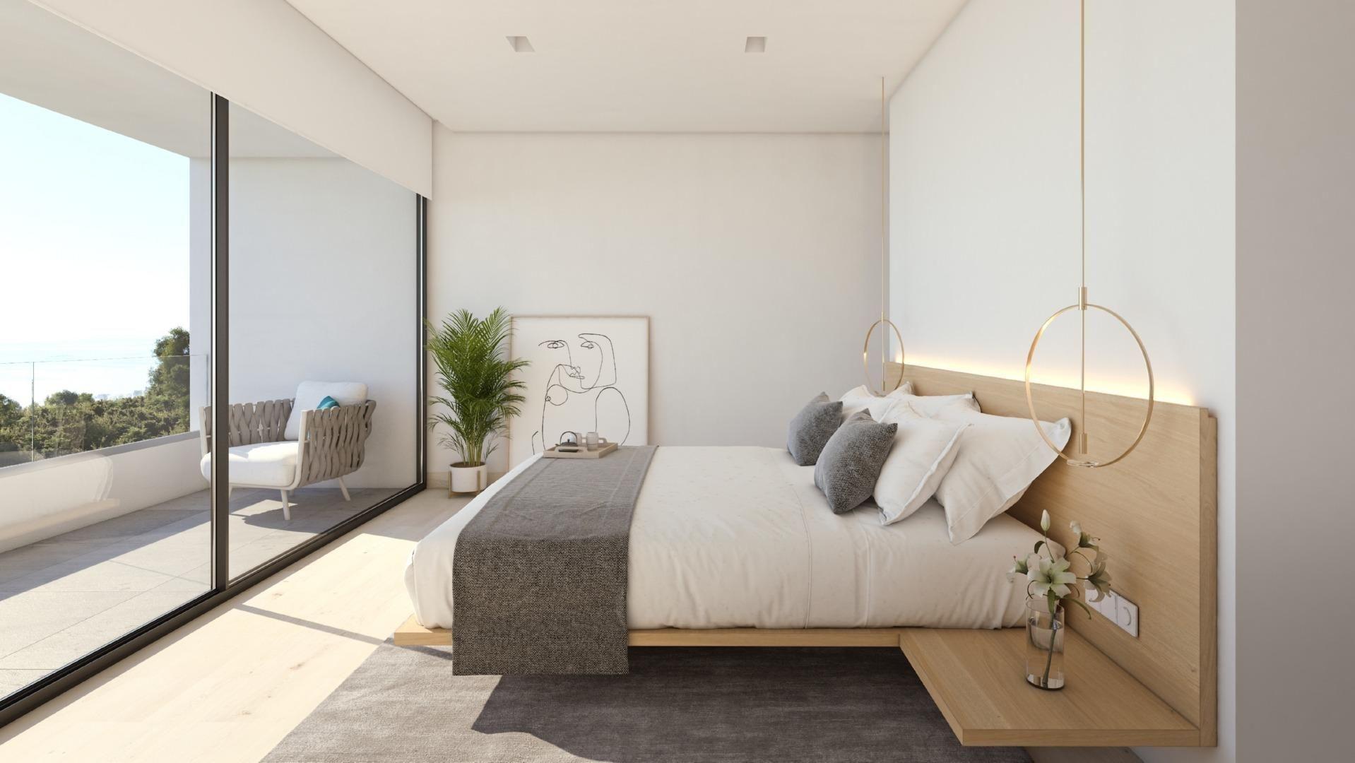 878DA - Villas de luxe avec vue sur la mer et la montagne à Altea la Vieja