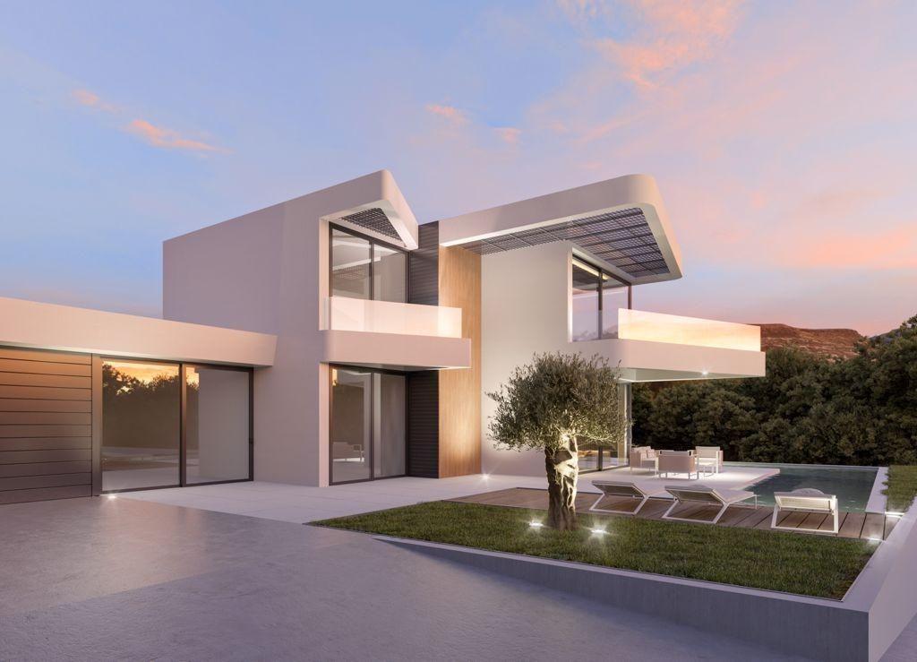 934DA - Designer-Villa mit Panoramablick in Altea