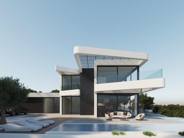 934DA - Designer-Villa mit Panoramablick in Altea