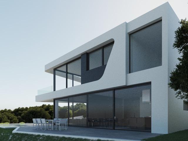 934DA - Designer-Villa mit Panoramablick in Altea