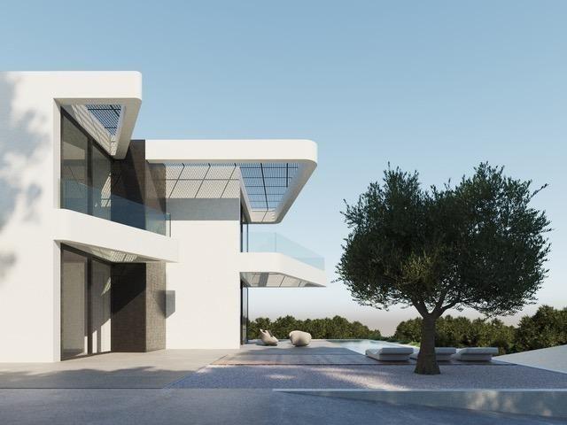 934DA - Designer-Villa mit Panoramablick in Altea