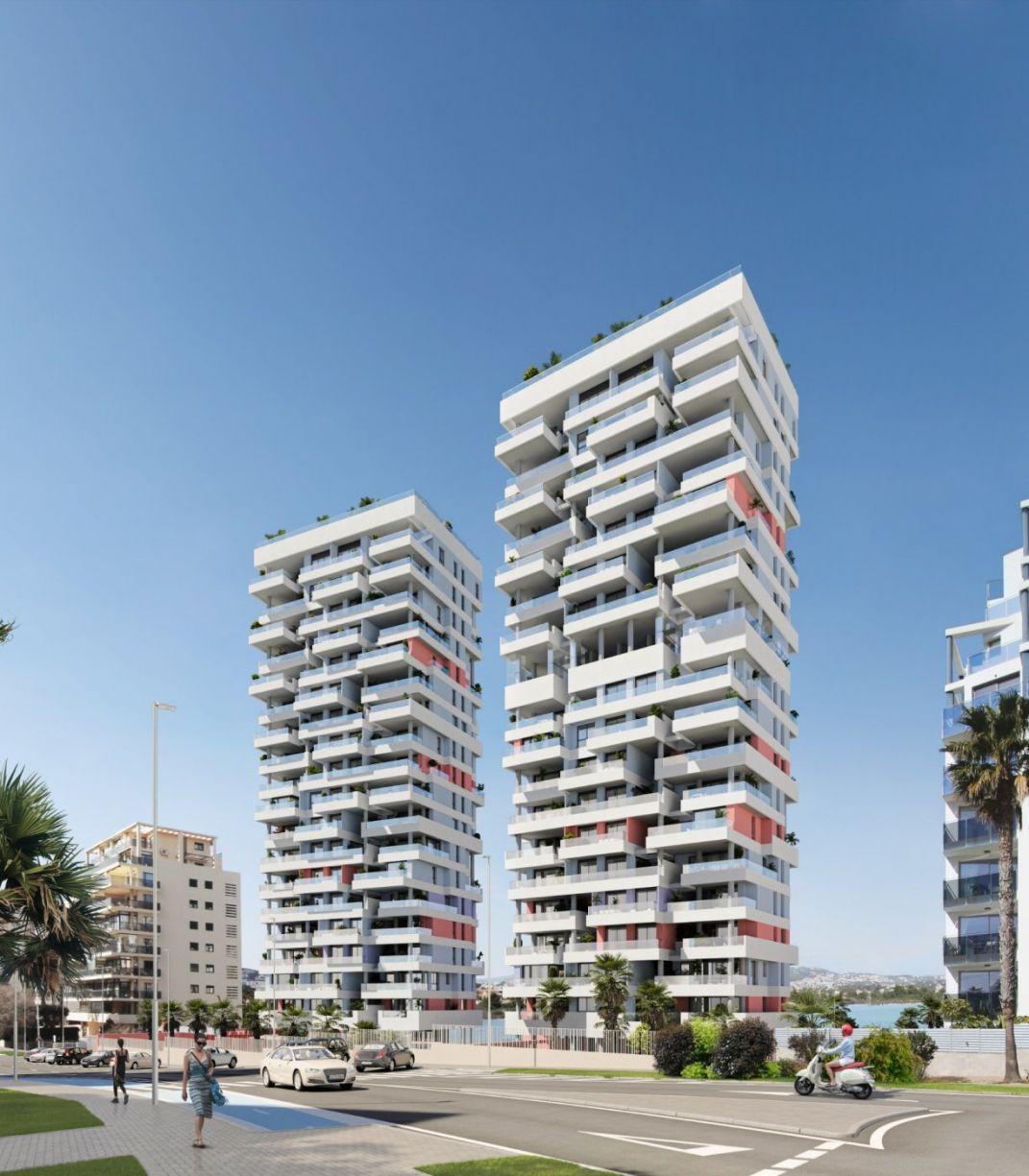1102DA - Neubauwohnungen mit Meerblick in Calpe.