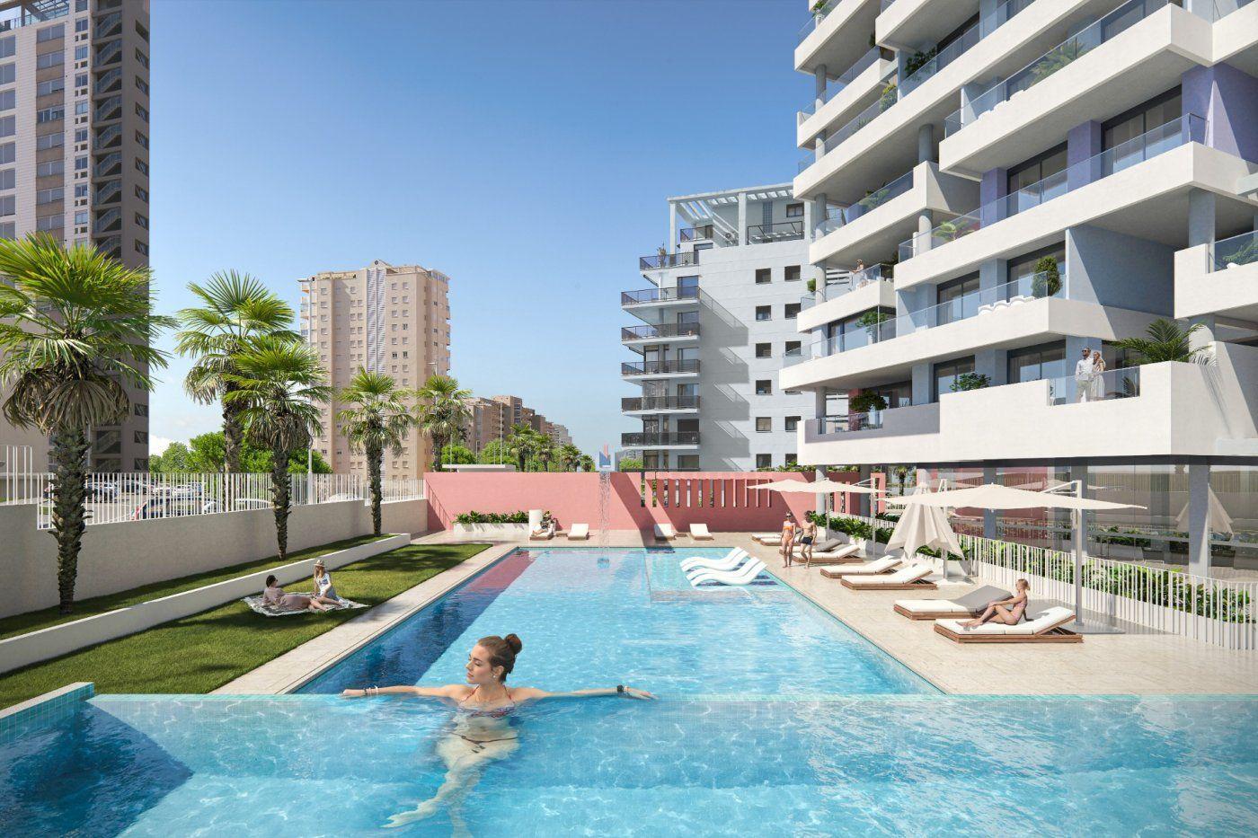 1102DA - Neubauwohnungen mit Meerblick in Calpe.