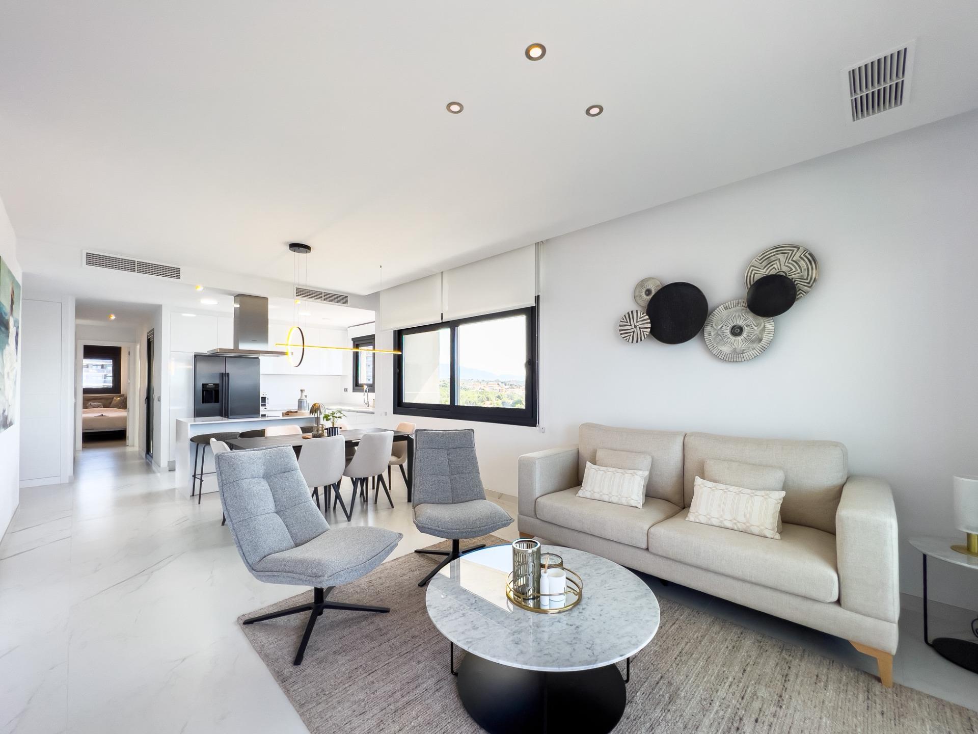 1145DA - 3- und 4-Zimmer-Wohnungen in neues Projekt am Poniente Beach in Benidorm