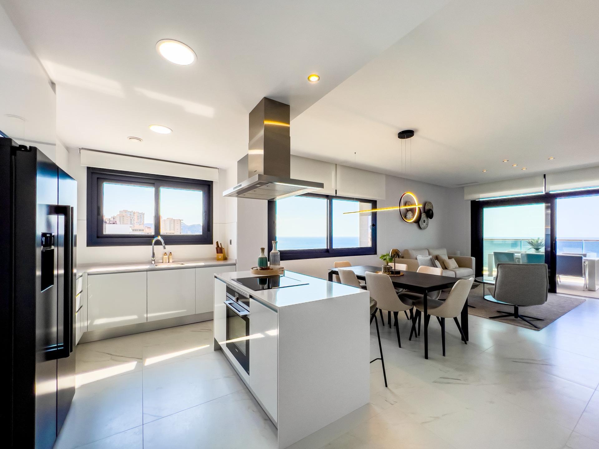 1145DA - 3- und 4-Zimmer-Wohnungen in neues Projekt am Poniente Beach in Benidorm