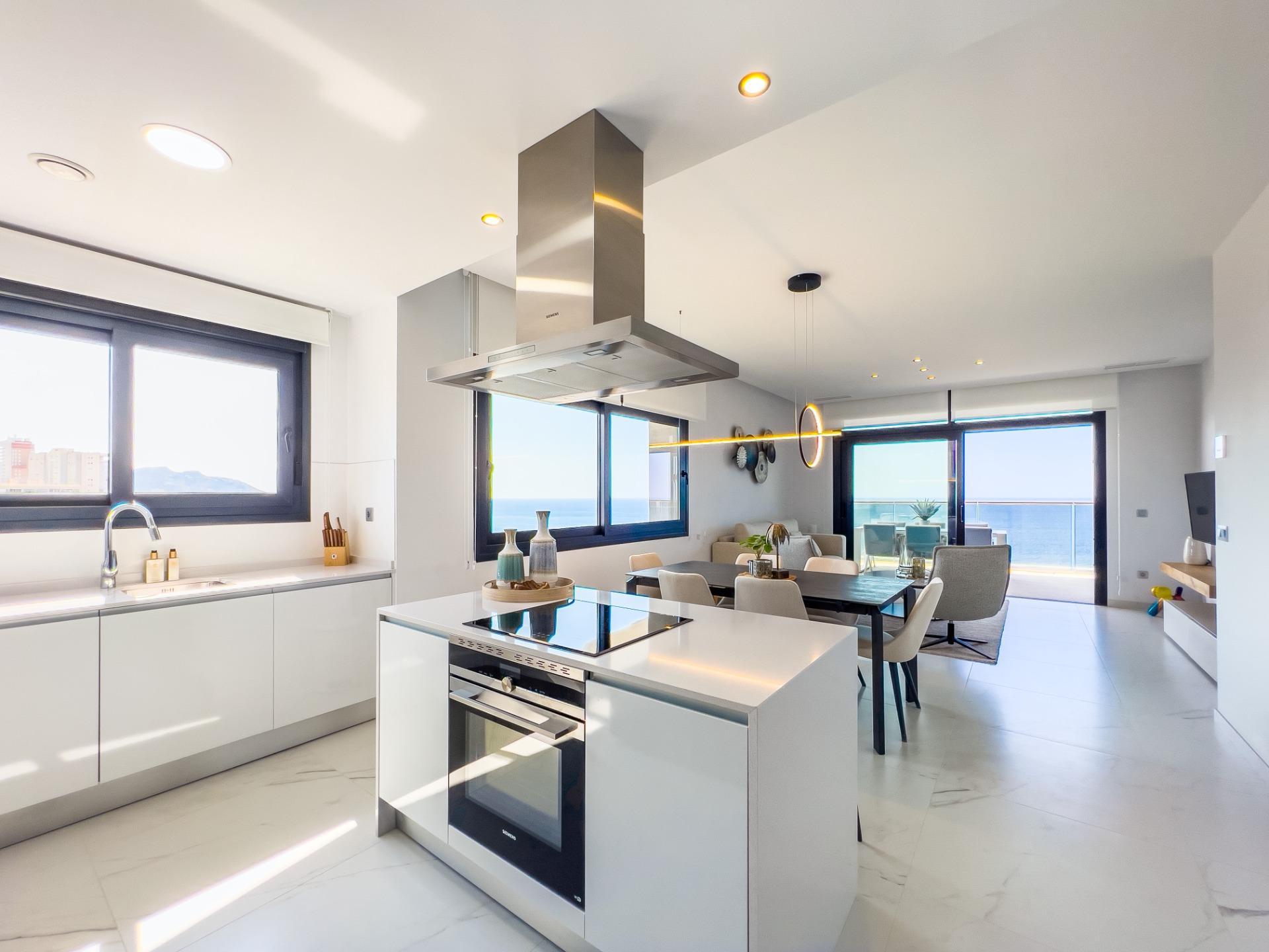 1145DA - 3- und 4-Zimmer-Wohnungen in neues Projekt am Poniente Beach in Benidorm