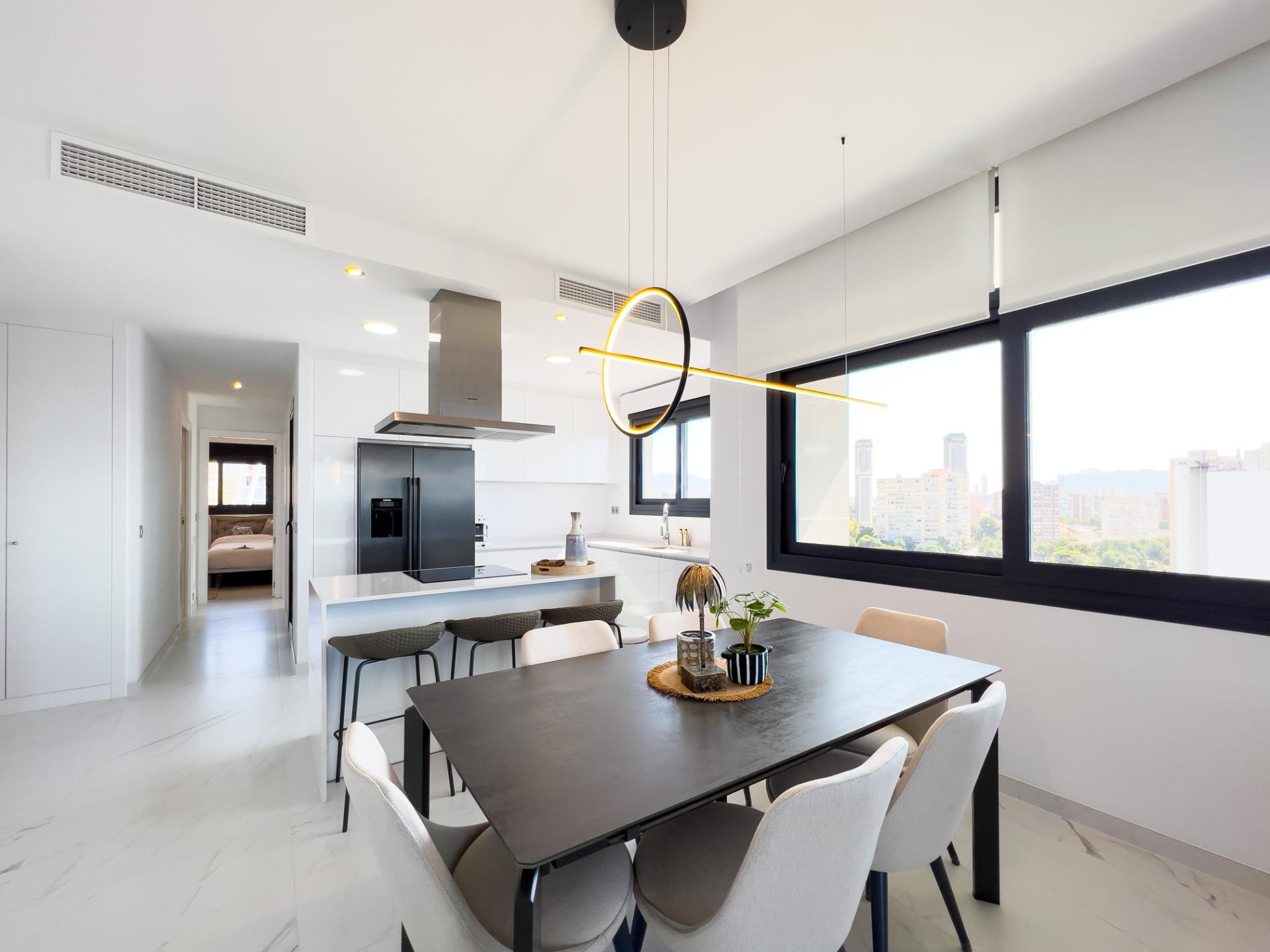 1145DA - 3- und 4-Zimmer-Wohnungen in neues Projekt am Poniente Beach in Benidorm