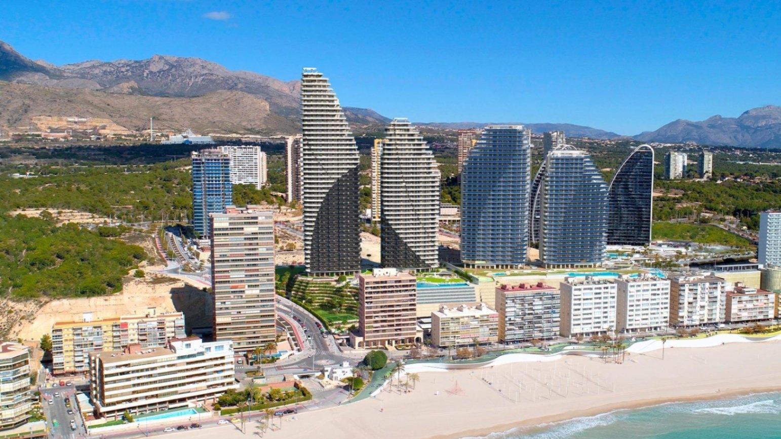 1145DA - 3- und 4-Zimmer-Wohnungen in neues Projekt am Poniente Beach in Benidorm