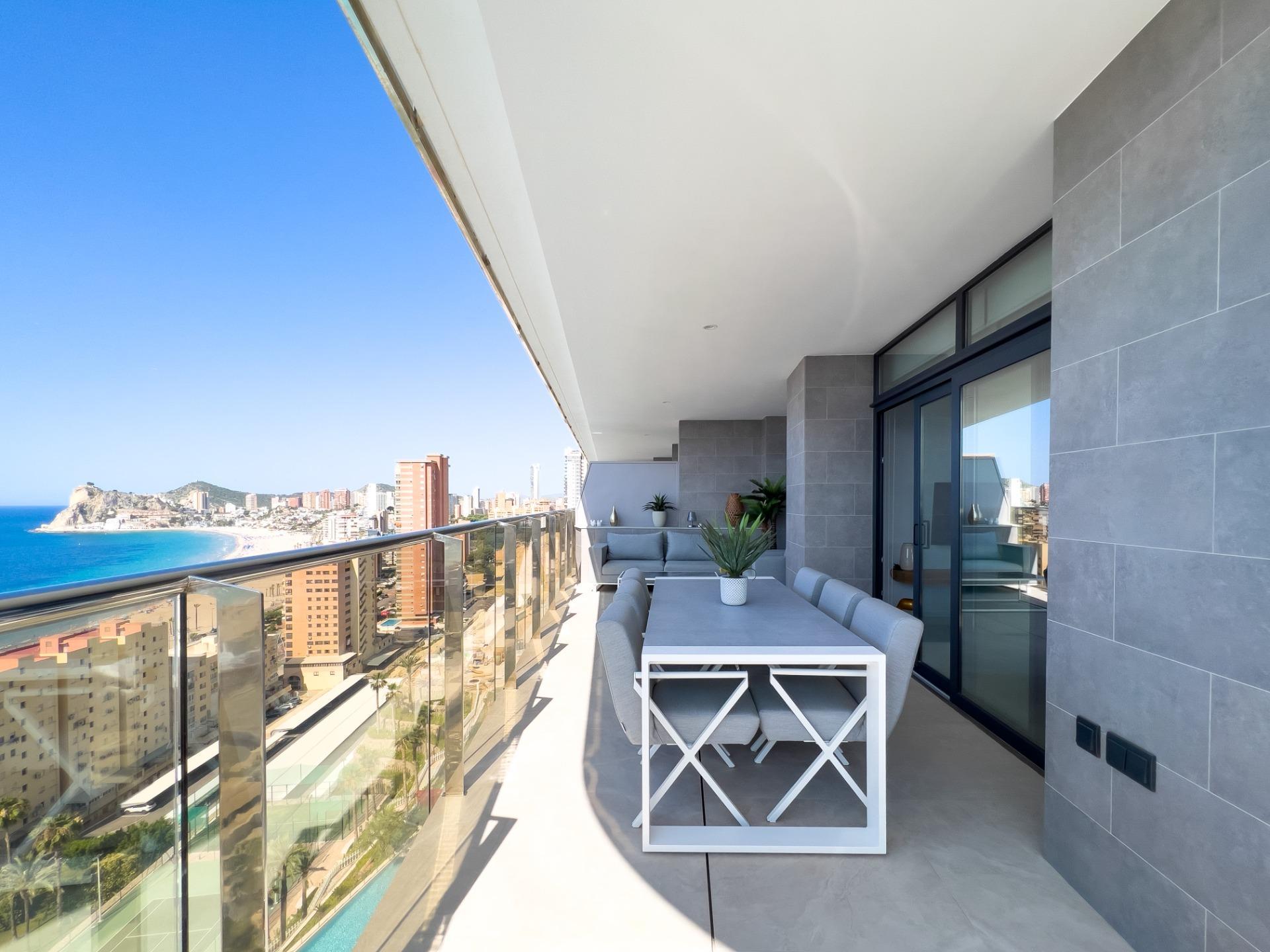 1145DA - 3- und 4-Zimmer-Wohnungen in neues Projekt am Poniente Beach in Benidorm