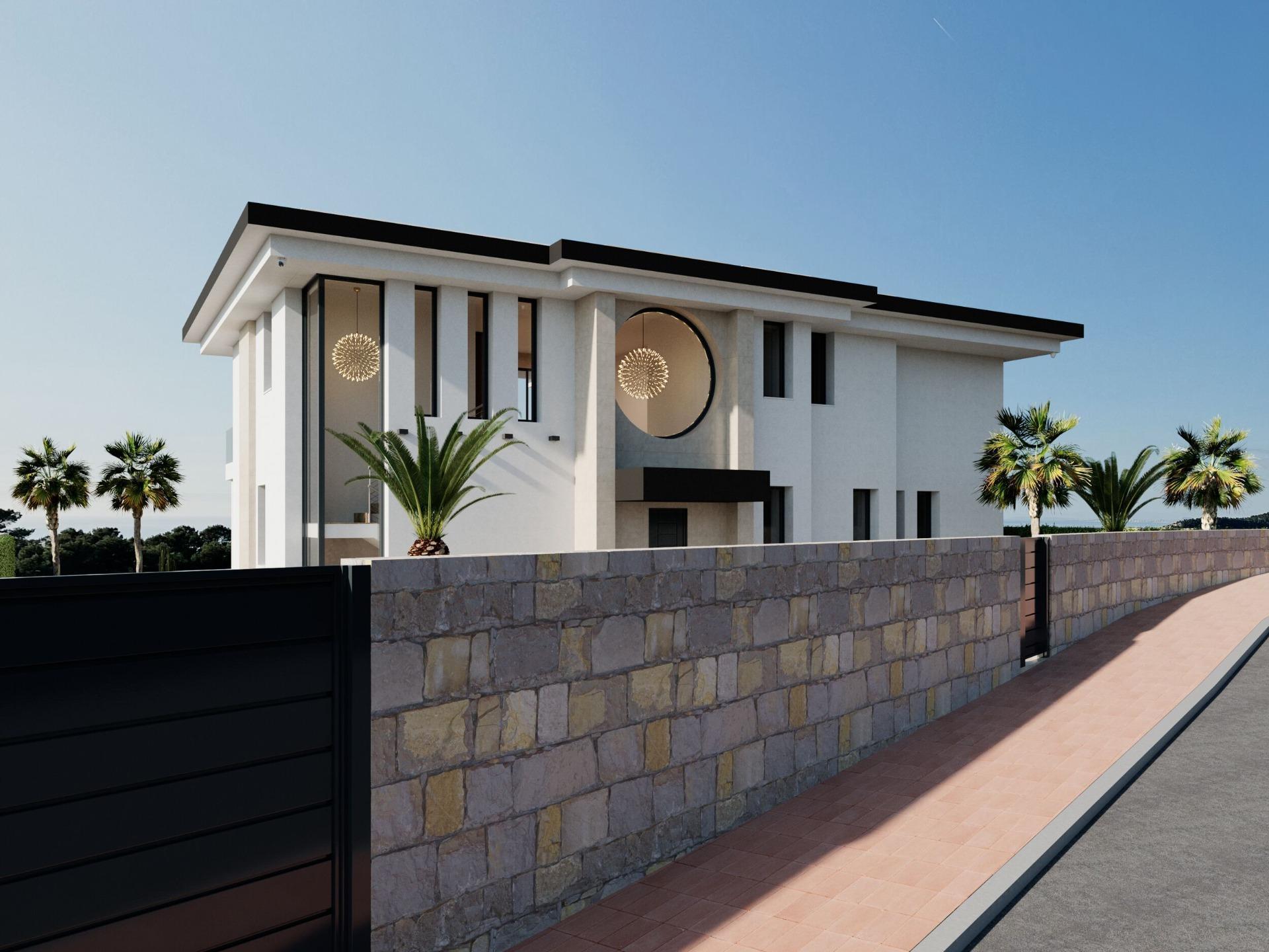 1158DA - Espectacular villa de estilo contemporáneo con maravillosas vistas al mar.