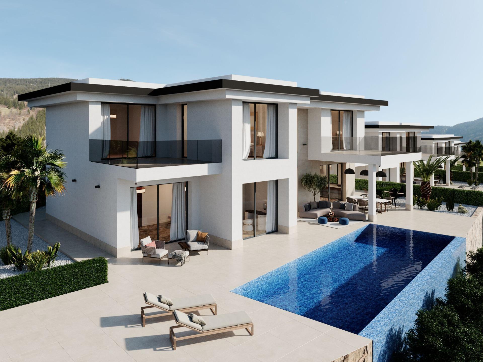 1158DA - Espectacular villa de estilo contemporáneo con maravillosas vistas al mar.