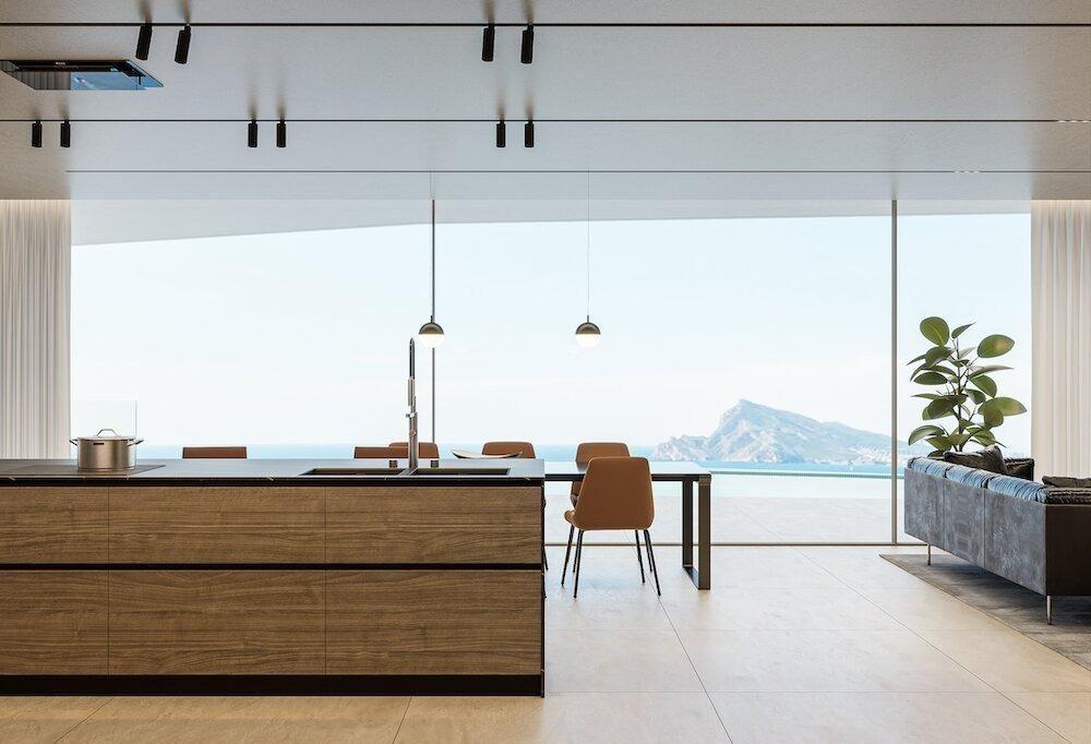 1182DA - Villa au design unique située dans les collines d’Altea avec vue panoramique sur la mer