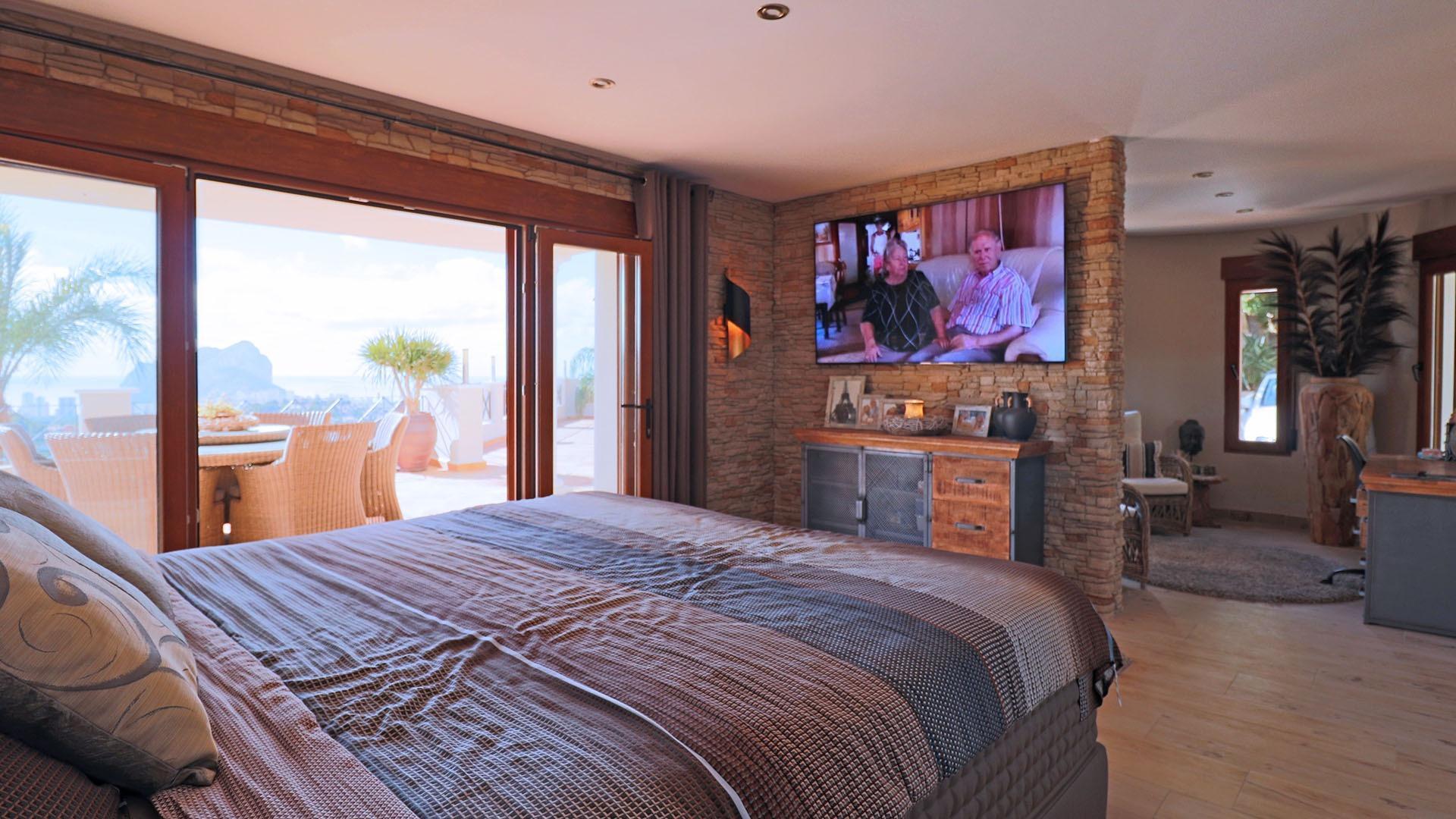 1212NS - Villa mit Panoramablick in einer Wohngegend von Calpe