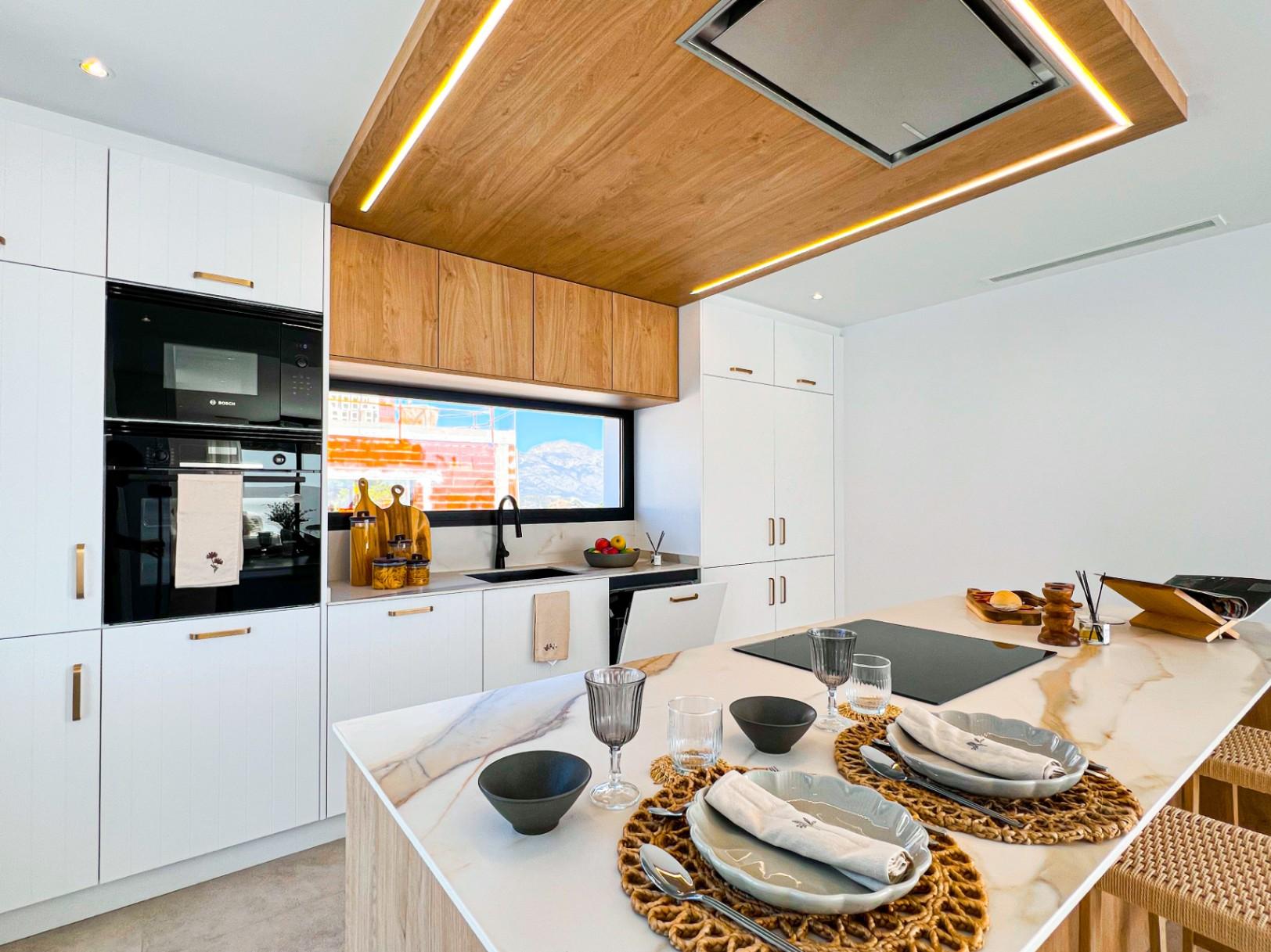 1233DA - Nouvelle villa contemporaine avec piscine à débordement à Polop – première de 46 achevées