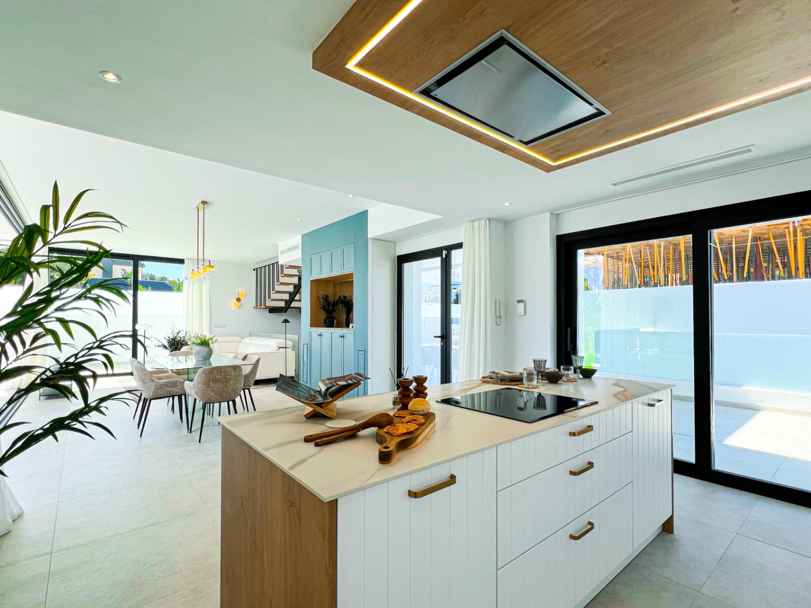 1233DA - Nouvelle villa contemporaine avec piscine à débordement à Polop – première de 46 achevées