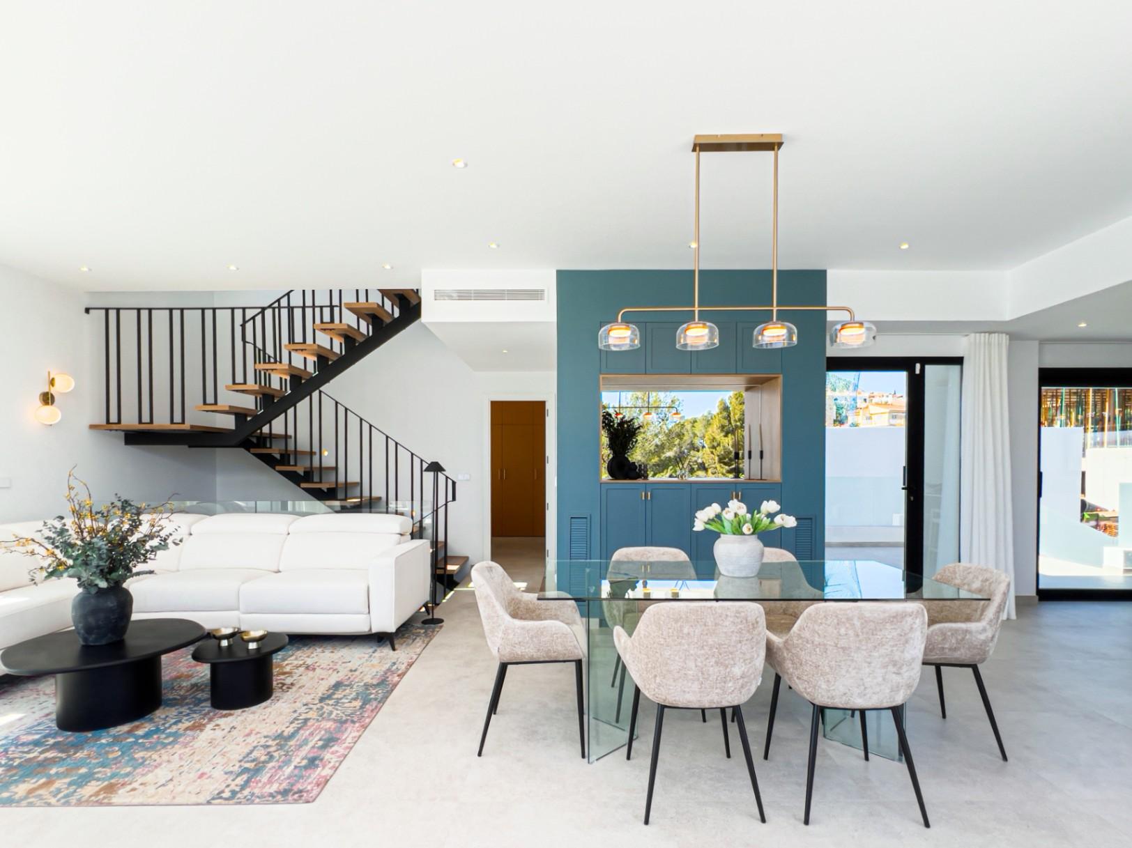 1233DA - Nouvelle villa contemporaine avec piscine à débordement à Polop – première de 46 achevées