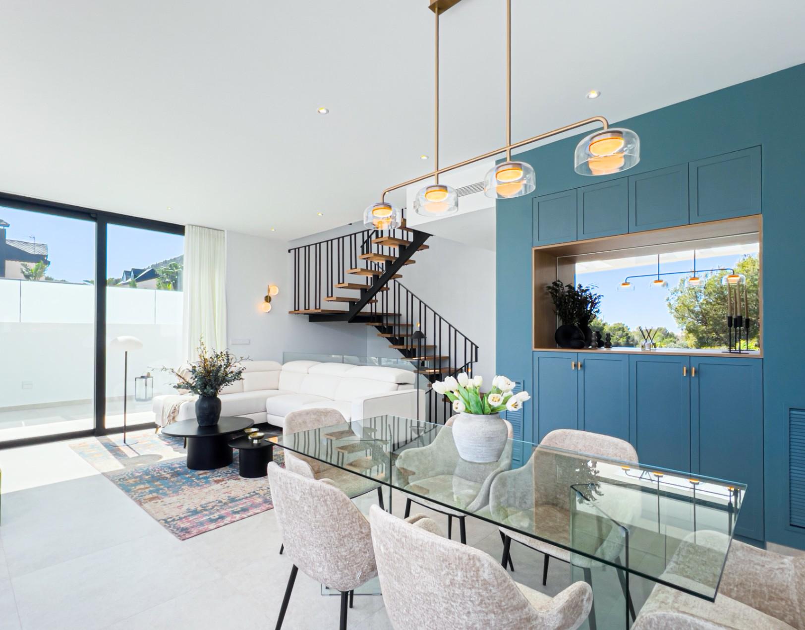 1233DA - Nouvelle villa contemporaine avec piscine à débordement à Polop – première de 46 achevées