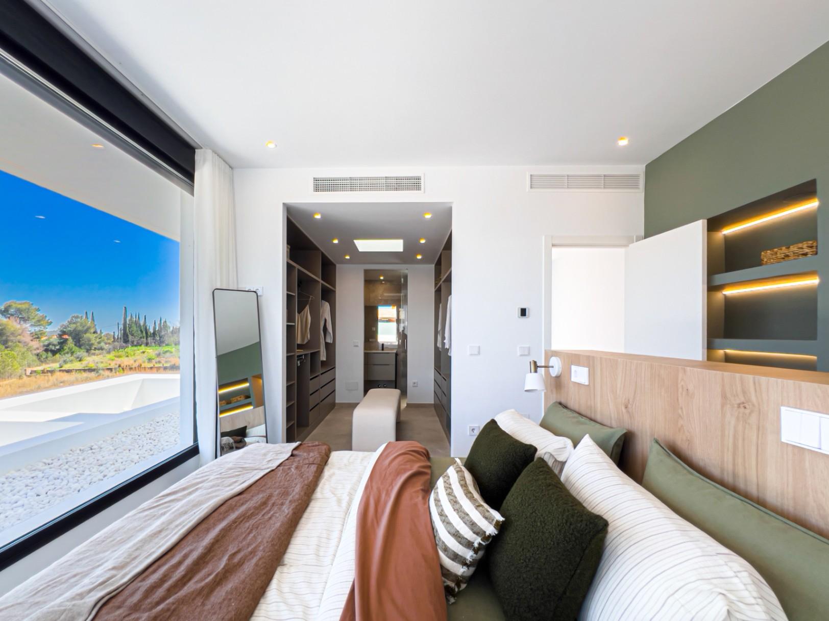 1233DA - Nouvelle villa contemporaine avec piscine à débordement à Polop – première de 46 achevées