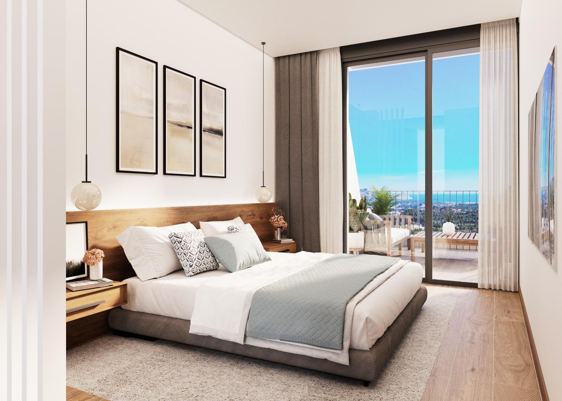 1240DA - Complexe avec villas contemporaines à Polop