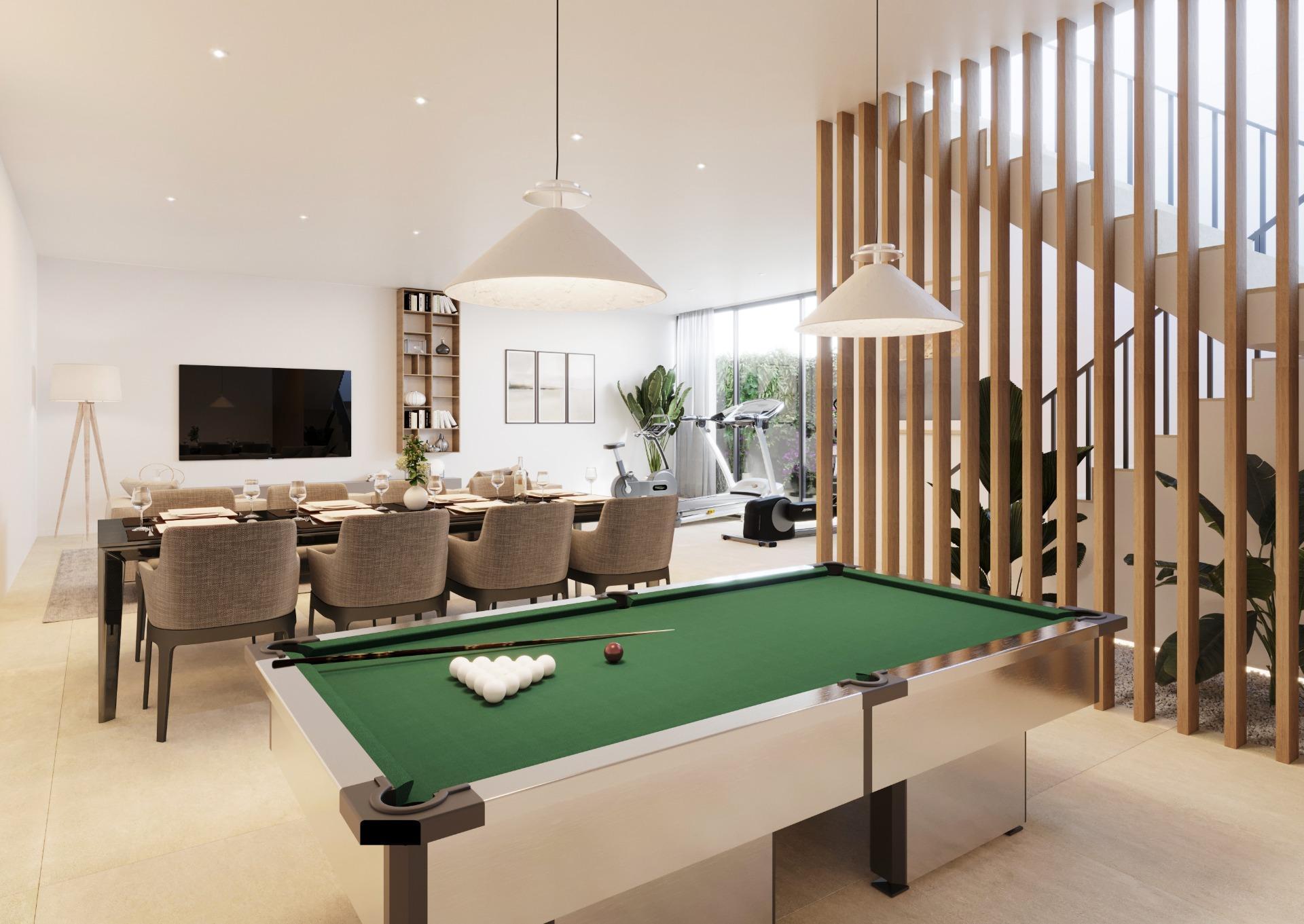 1240DA - Complexe avec villas contemporaines à Polop
