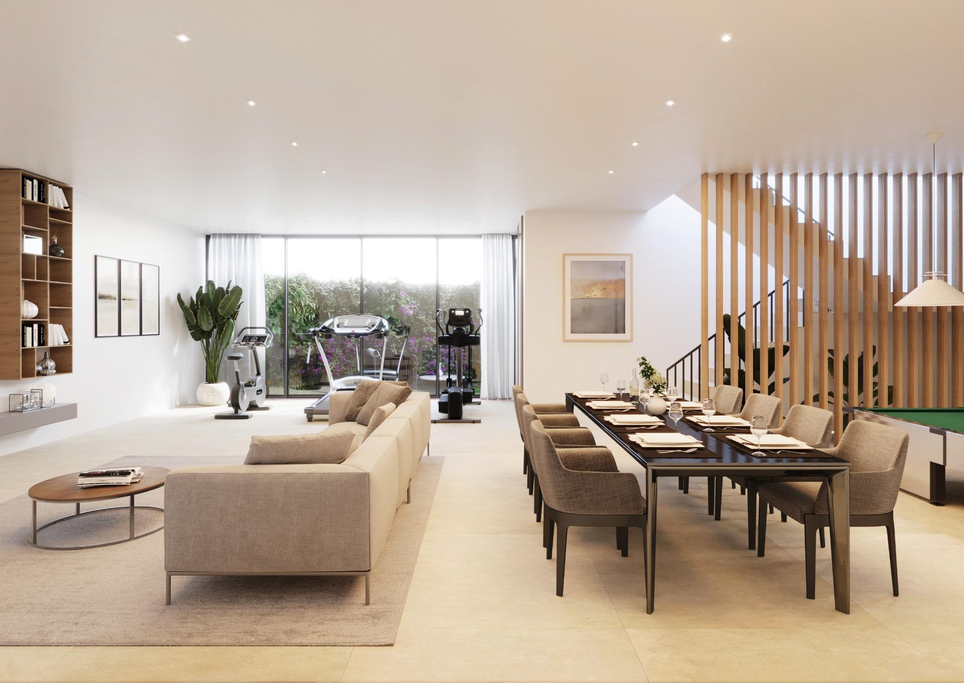 1240DA - Complexe avec villas contemporaines à Polop