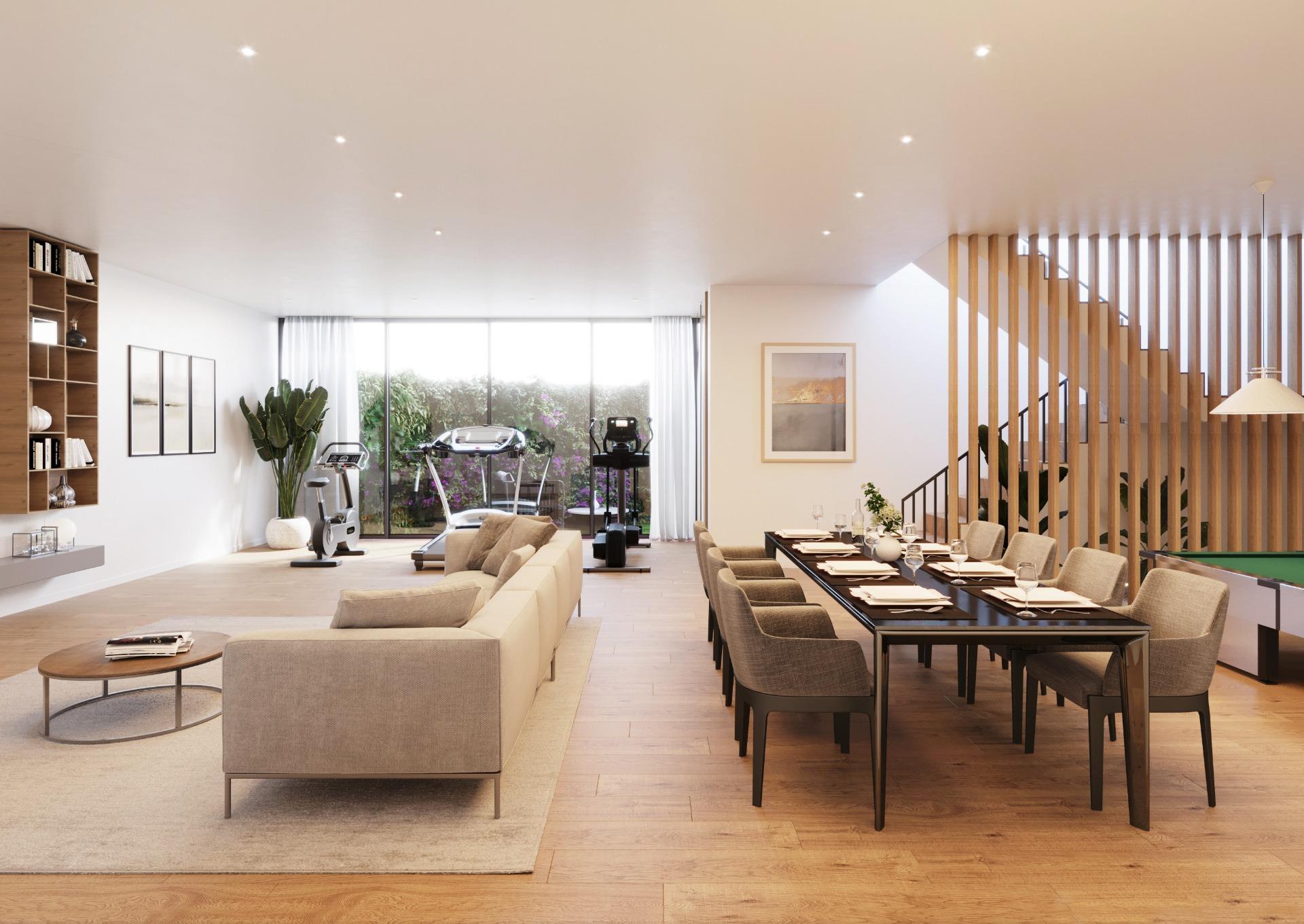 1240DA - Complexe avec villas contemporaines à Polop