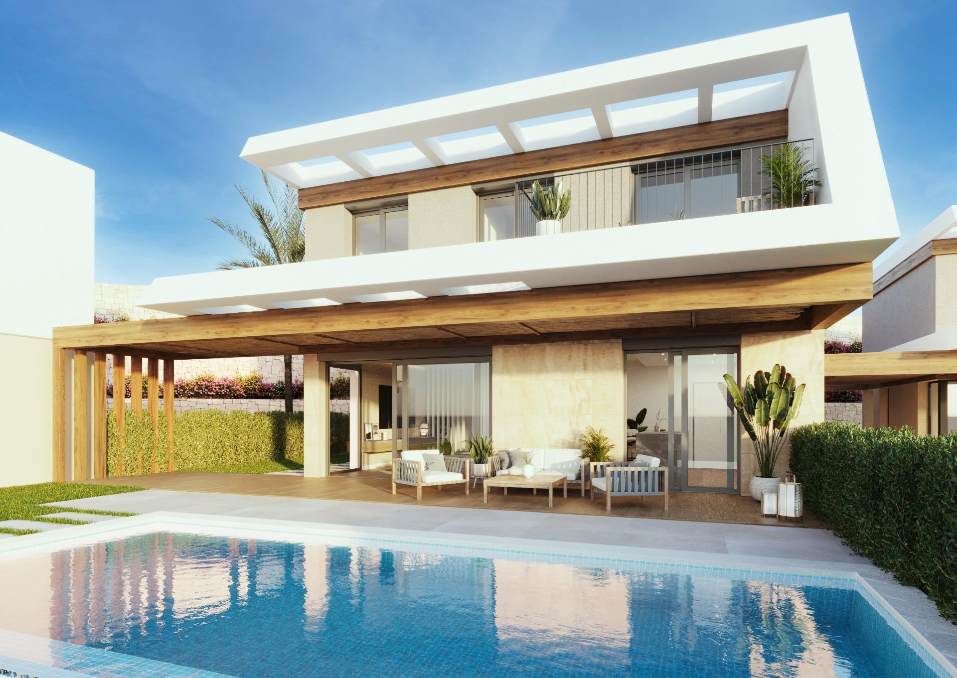 1240DA - Complexe avec villas contemporaines à Polop