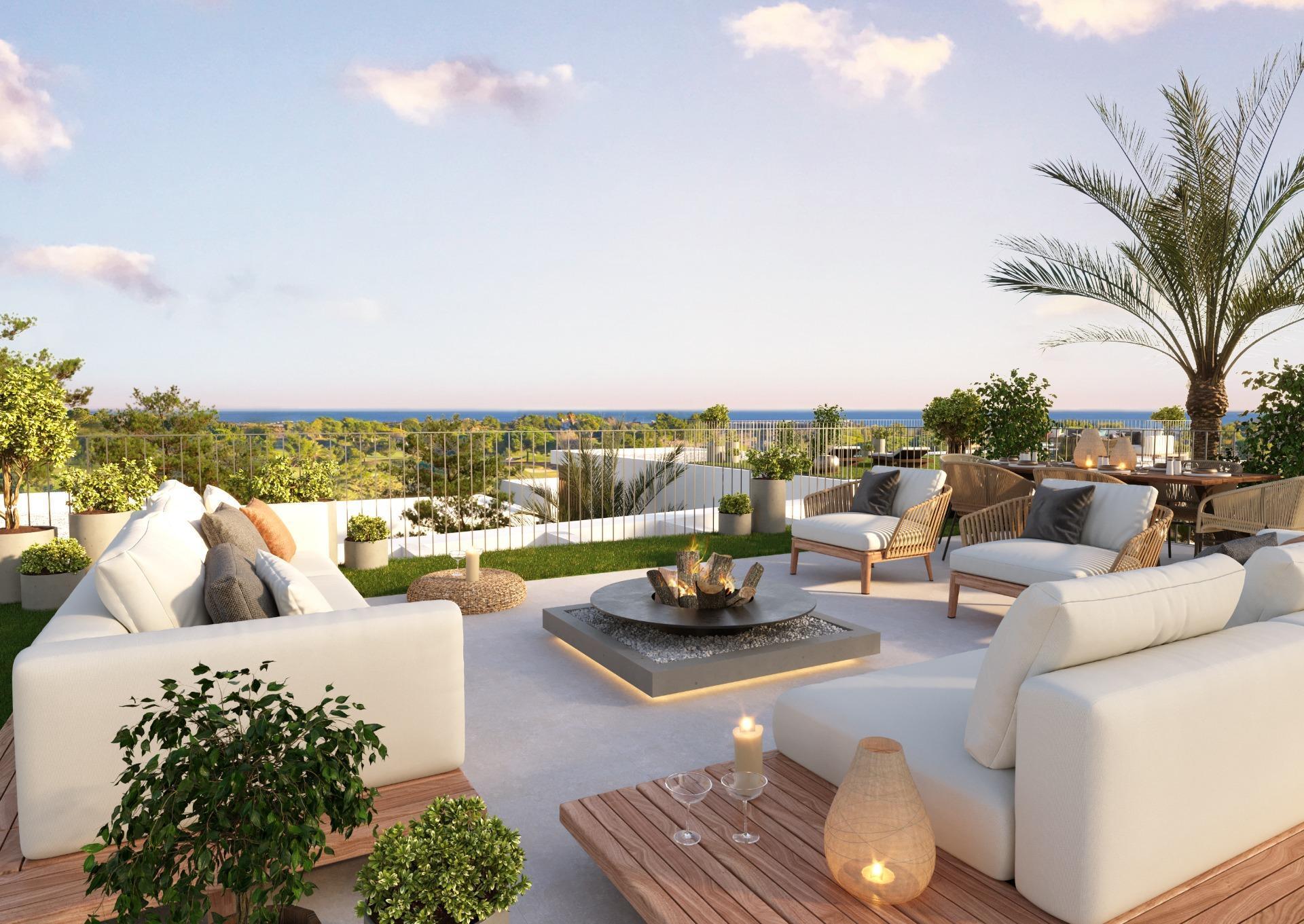 1240DA - Complexe avec villas contemporaines à Polop