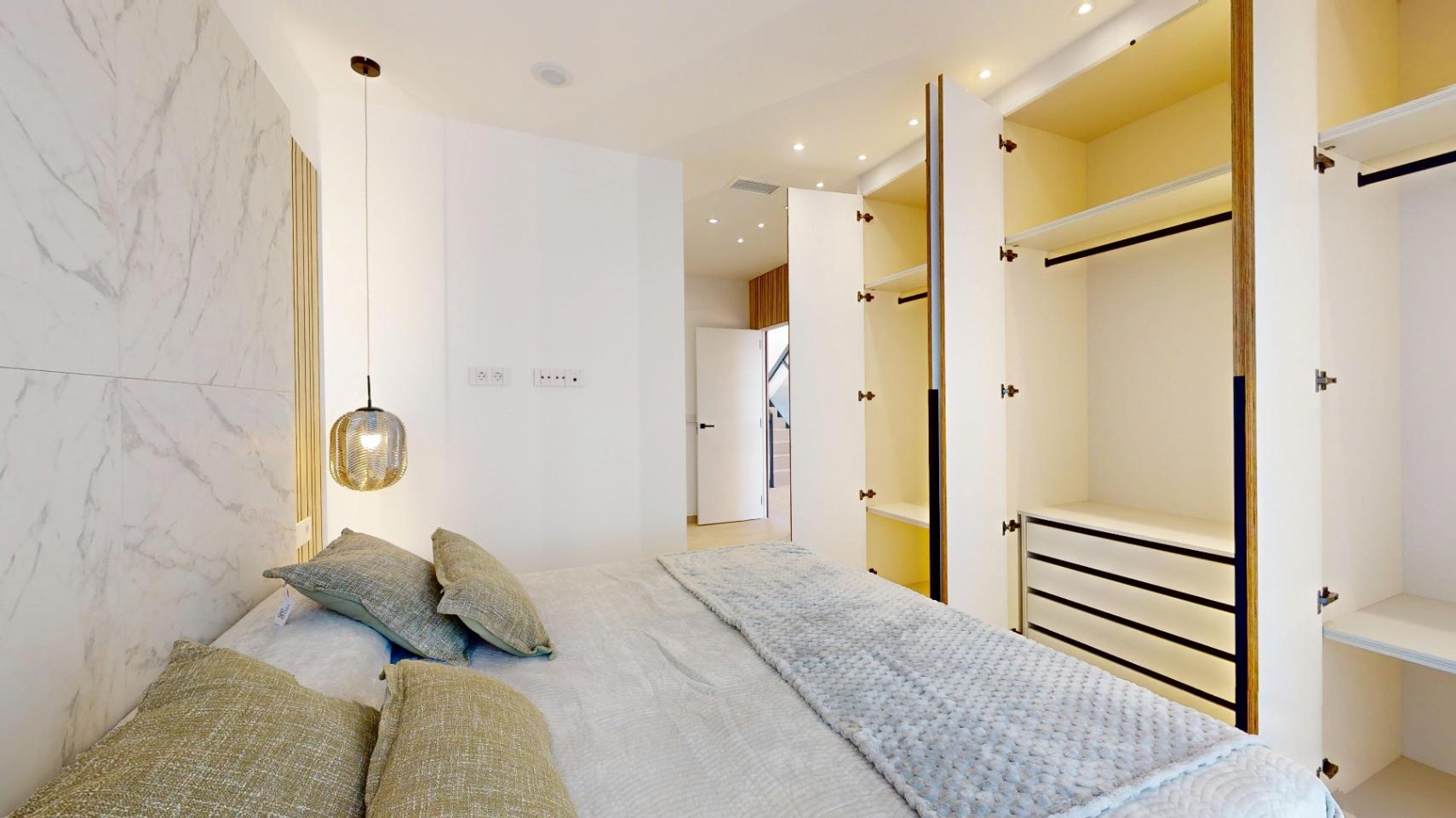 1241DA - 15 villas independientes de lujo en Finestrat con 3 o 4 dormitorios con vistas despejadas
