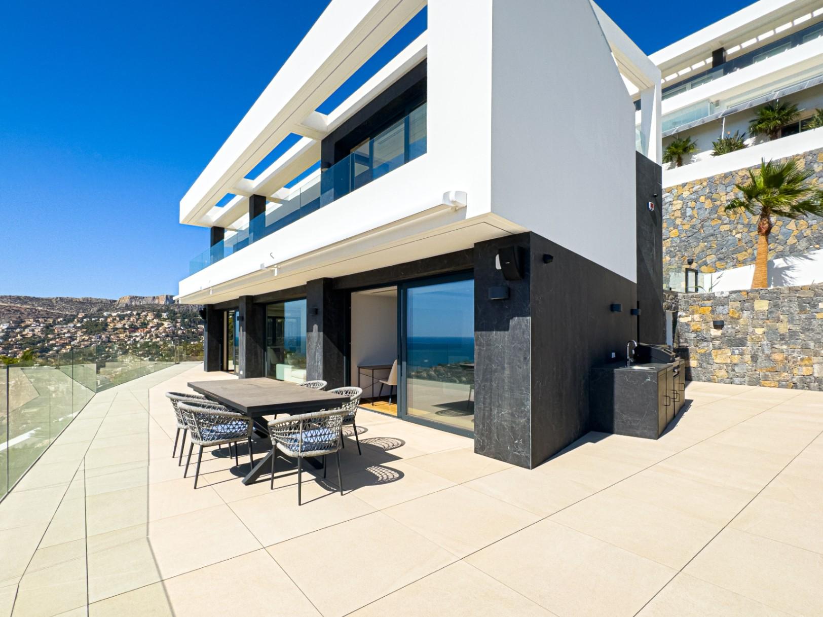 1250DA - Geräumige Luxusvilla mit Blick auf die Küste von Calpe.