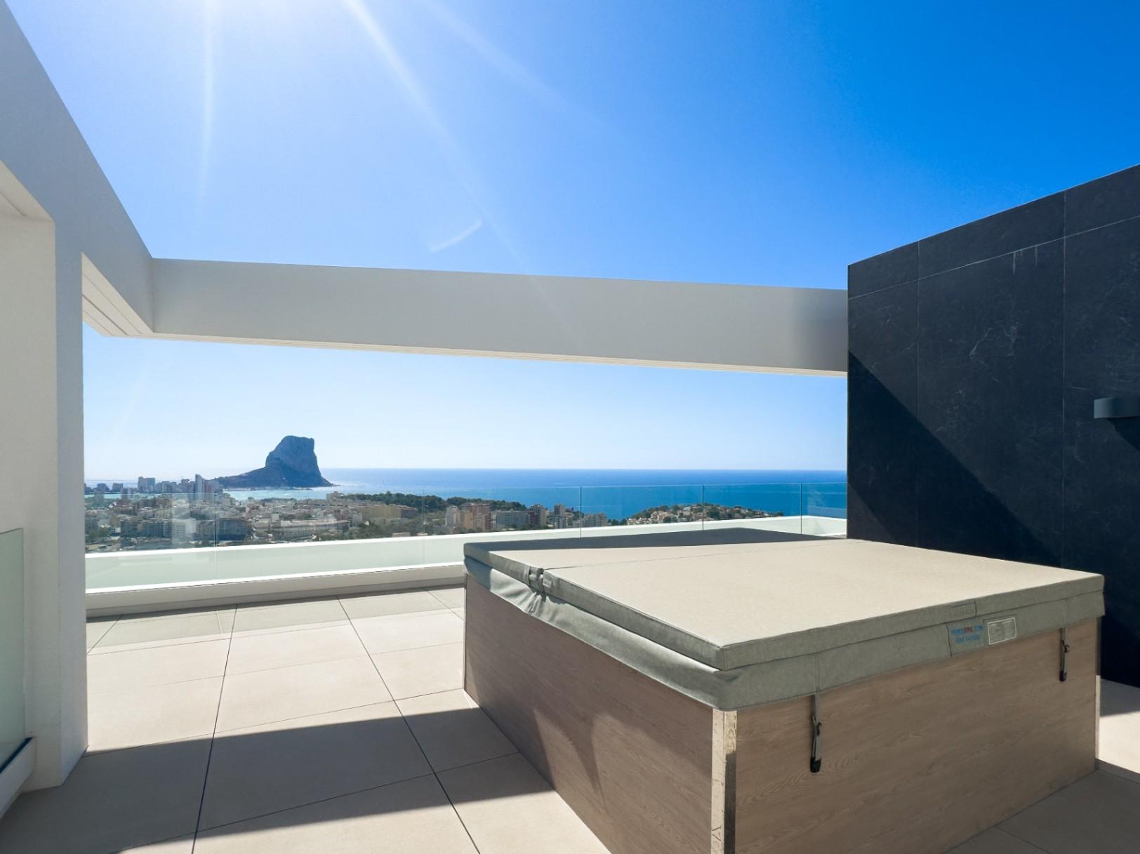 1250DA - Geräumige Luxusvilla mit Blick auf die Küste von Calpe.