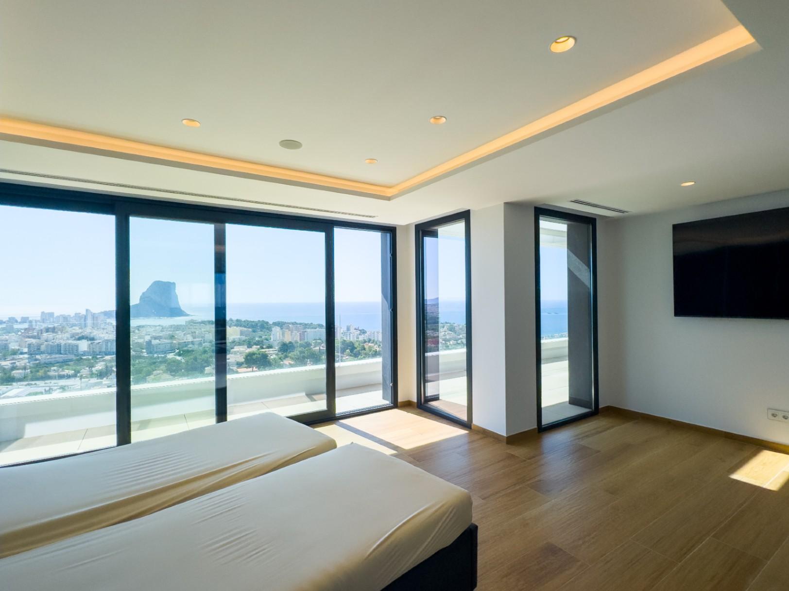 1250DA - Geräumige Luxusvilla mit Blick auf die Küste von Calpe.